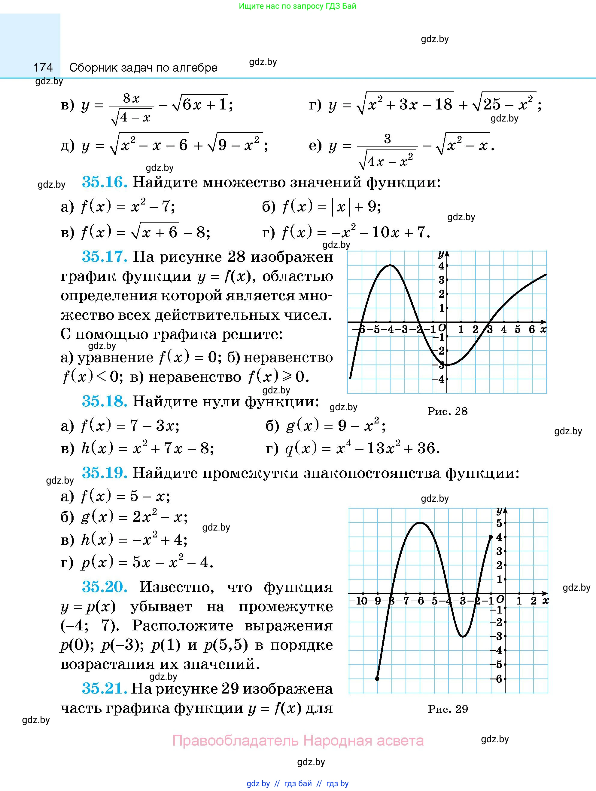 Алгебра, 7-9 класс Сборник задач, авторы: Арефьева Ирина Глебовна, Пирютко Ольга Николаевна, издательство Народная асвета, Минск, 2020, страница 174