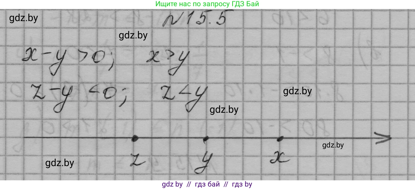 Алгебра, 7-9 класс Сборник задач, авторы: Арефьева Ирина Глебовна, Пирютко Ольга Николаевна, издательство Народная асвета, Минск, 2020, страница 67, номер 15.5, Решение