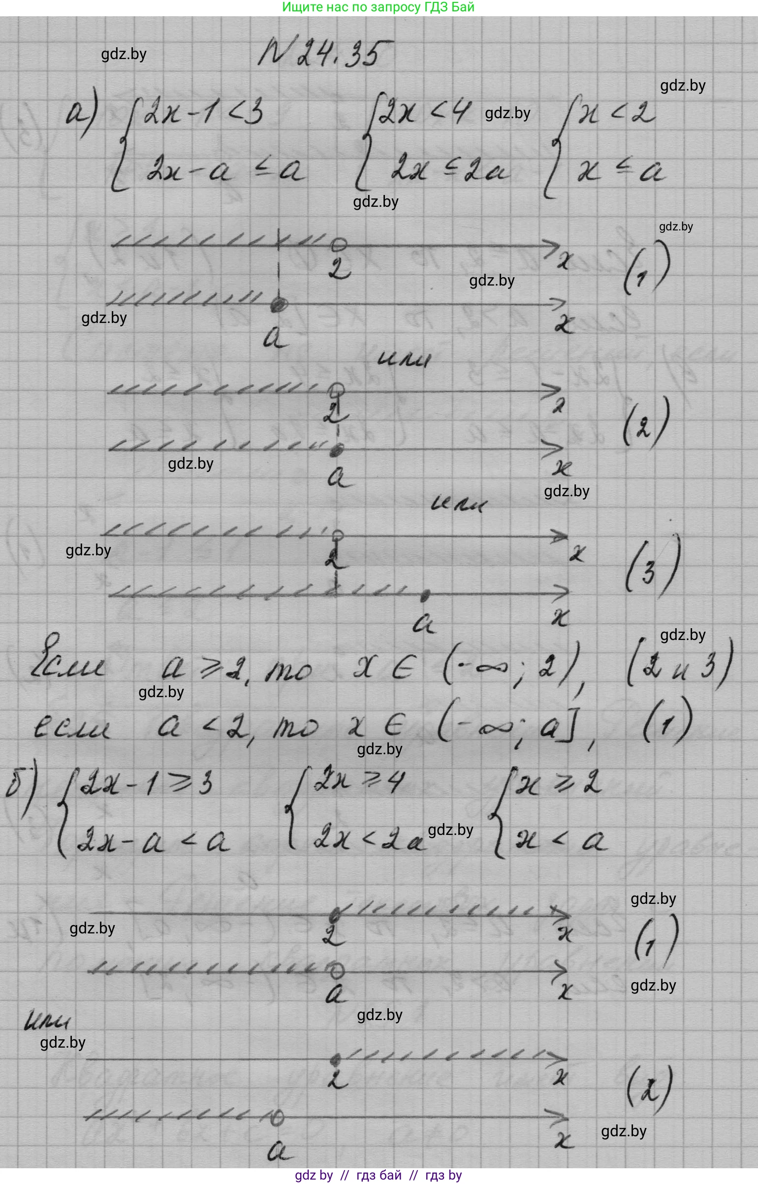 Алгебра, 7-9 класс Сборник задач, авторы: Арефьева Ирина Глебовна, Пирютко Ольга Николаевна, издательство Народная асвета, Минск, 2020, страница 119, номер 24.35, Решение