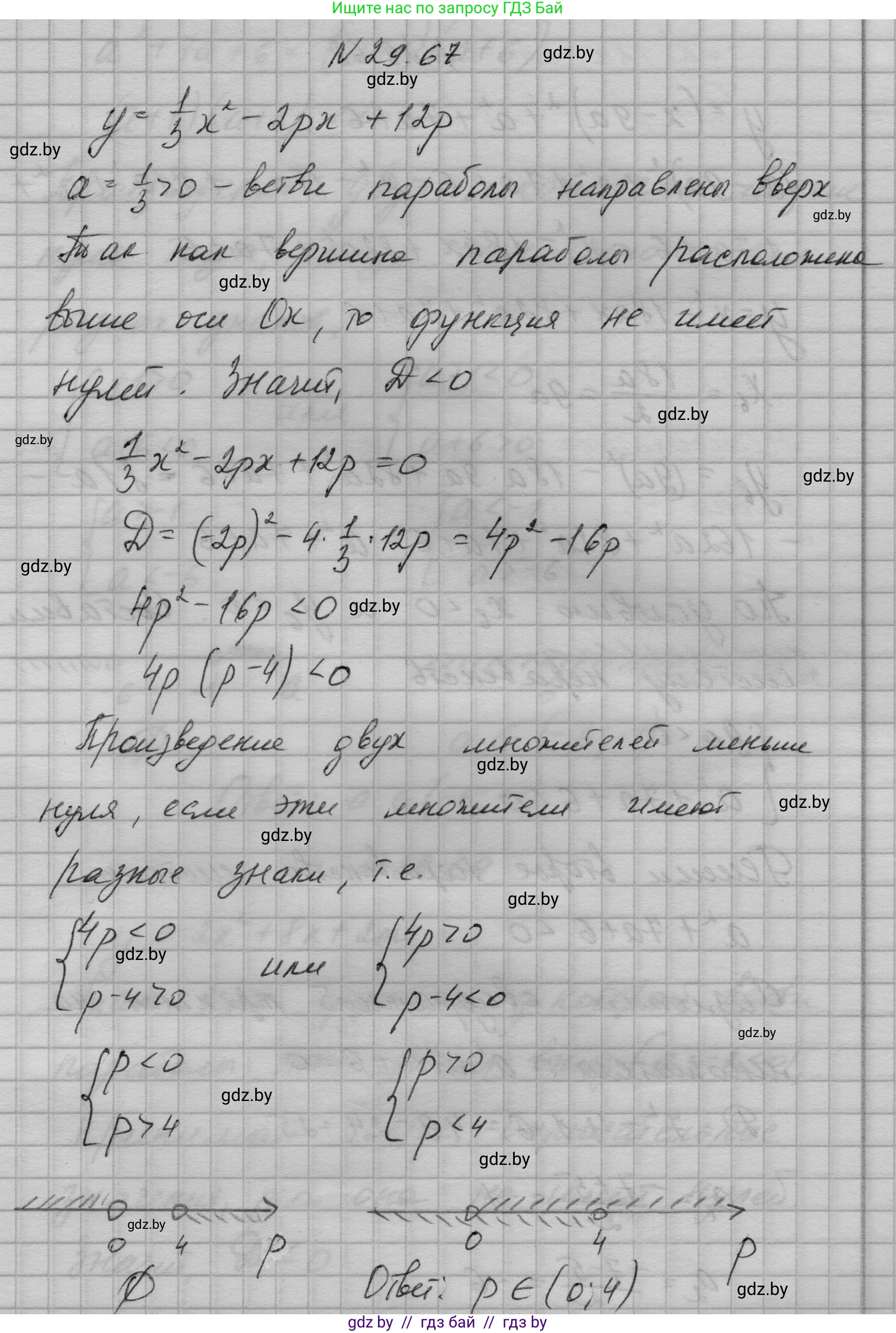 Алгебра, 7-9 класс Сборник задач, авторы: Арефьева Ирина Глебовна, Пирютко Ольга Николаевна, издательство Народная асвета, Минск, 2020, страница 140, номер 29.67, Решение