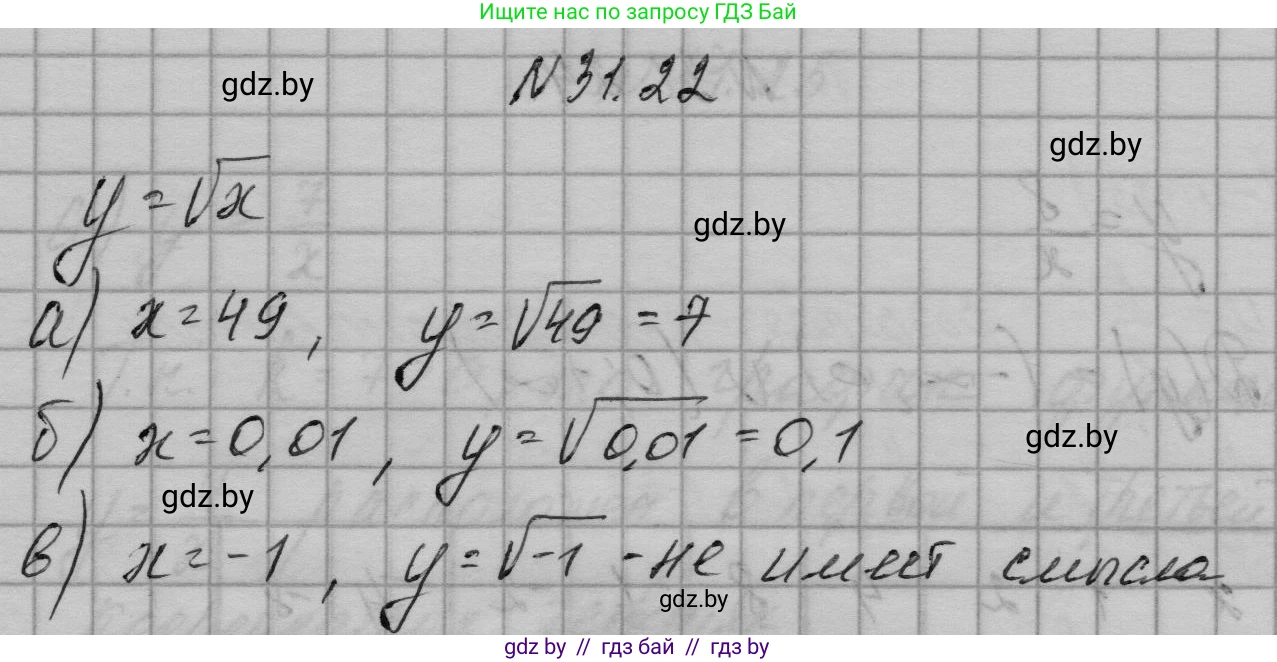 Алгебра, 7-9 класс Сборник задач, авторы: Арефьева Ирина Глебовна, Пирютко Ольга Николаевна, издательство Народная асвета, Минск, 2020, страница 149, номер 31.22, Решение
