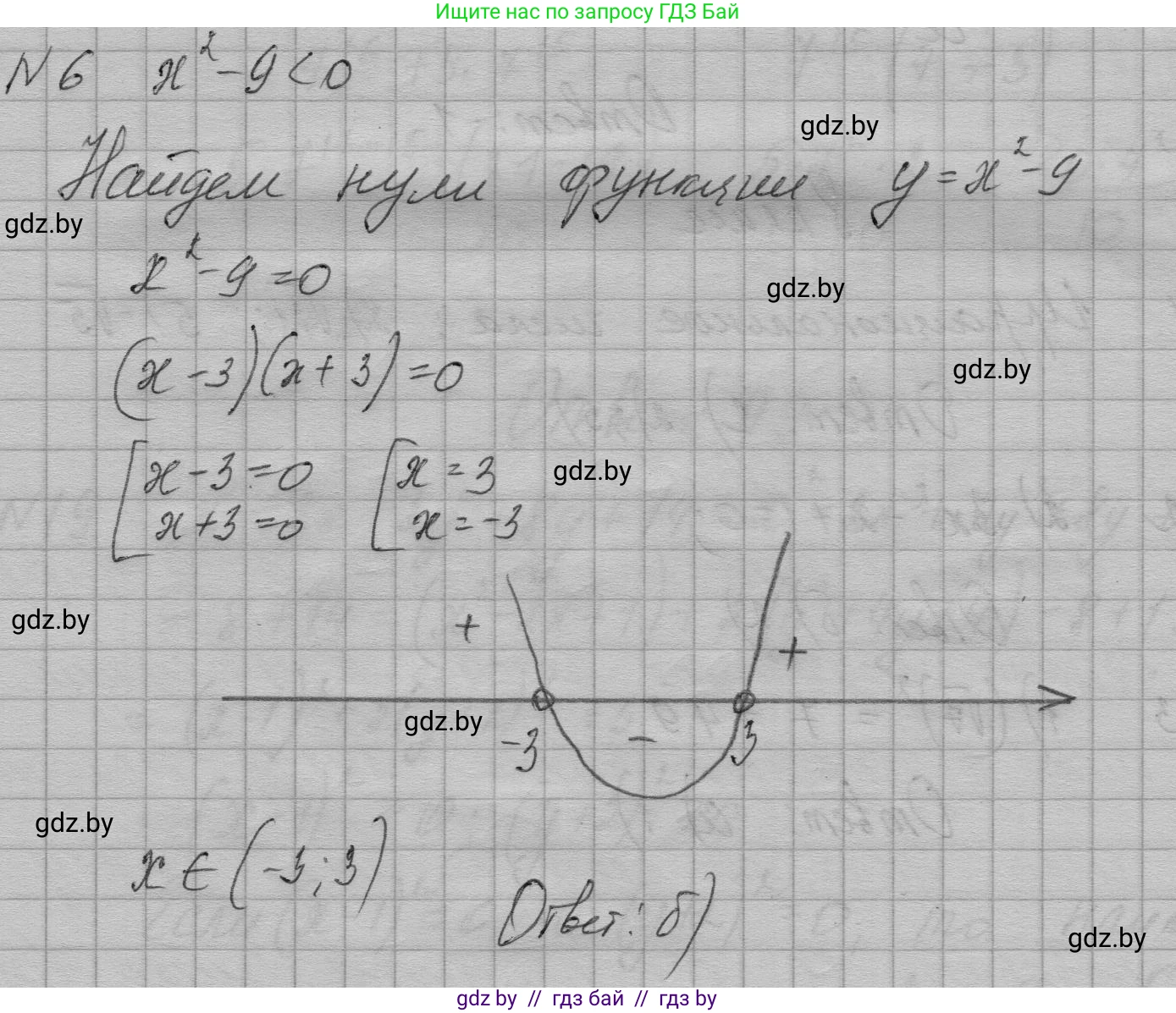 Алгебра, 7-9 класс Сборник задач, авторы: Арефьева Ирина Глебовна, Пирютко Ольга Николаевна, издательство Народная асвета, Минск, 2020, страница 206, номер 6, Решение