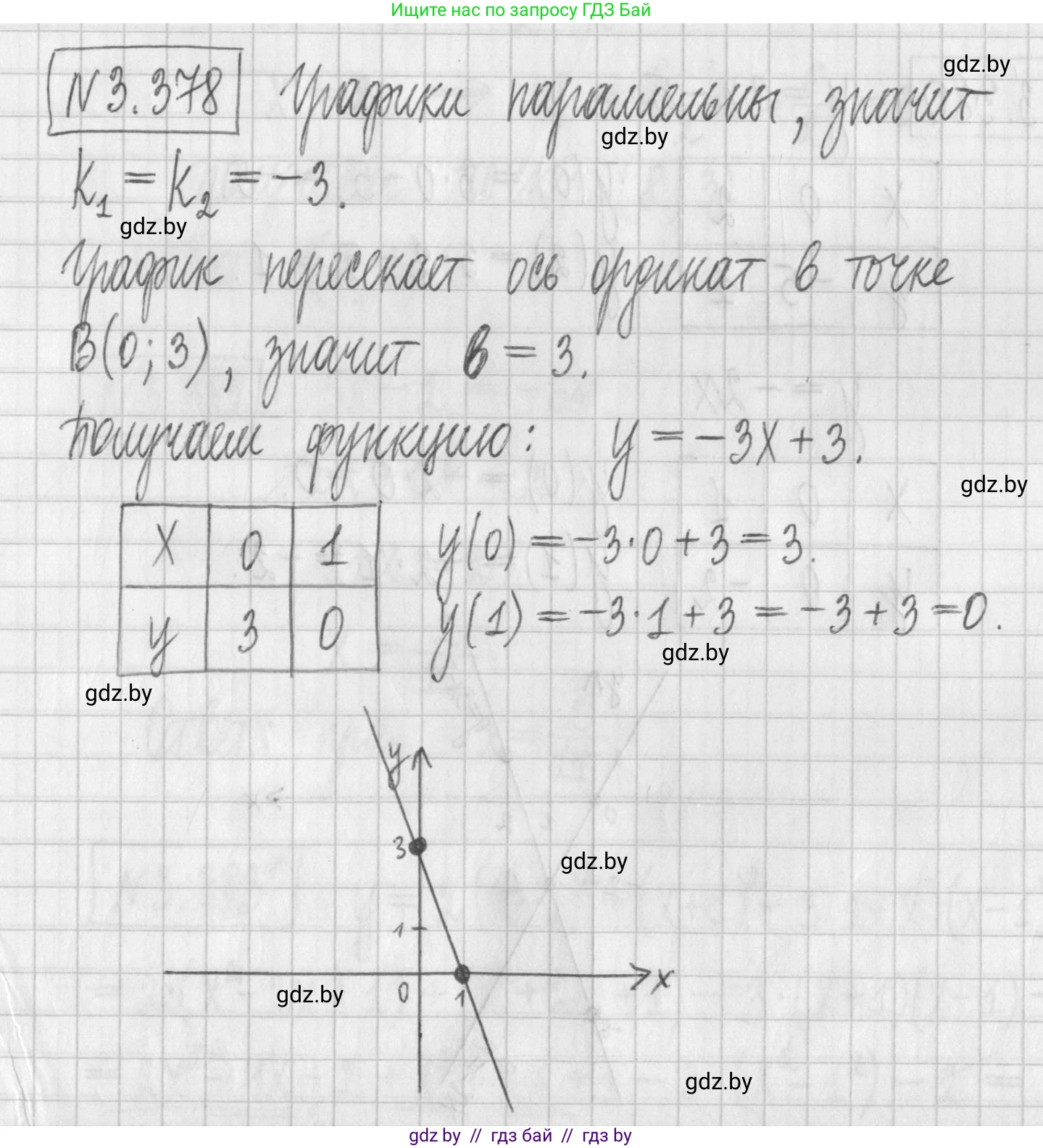 Алгебра, 7 класс Учебник, авторы: Арефьева Ирина Глебовна, Пирютко Ольга Николаевна, издательство Народная асвета, Минск, 2022, зелёного цвета, страница 248, номер 3.378, Решение