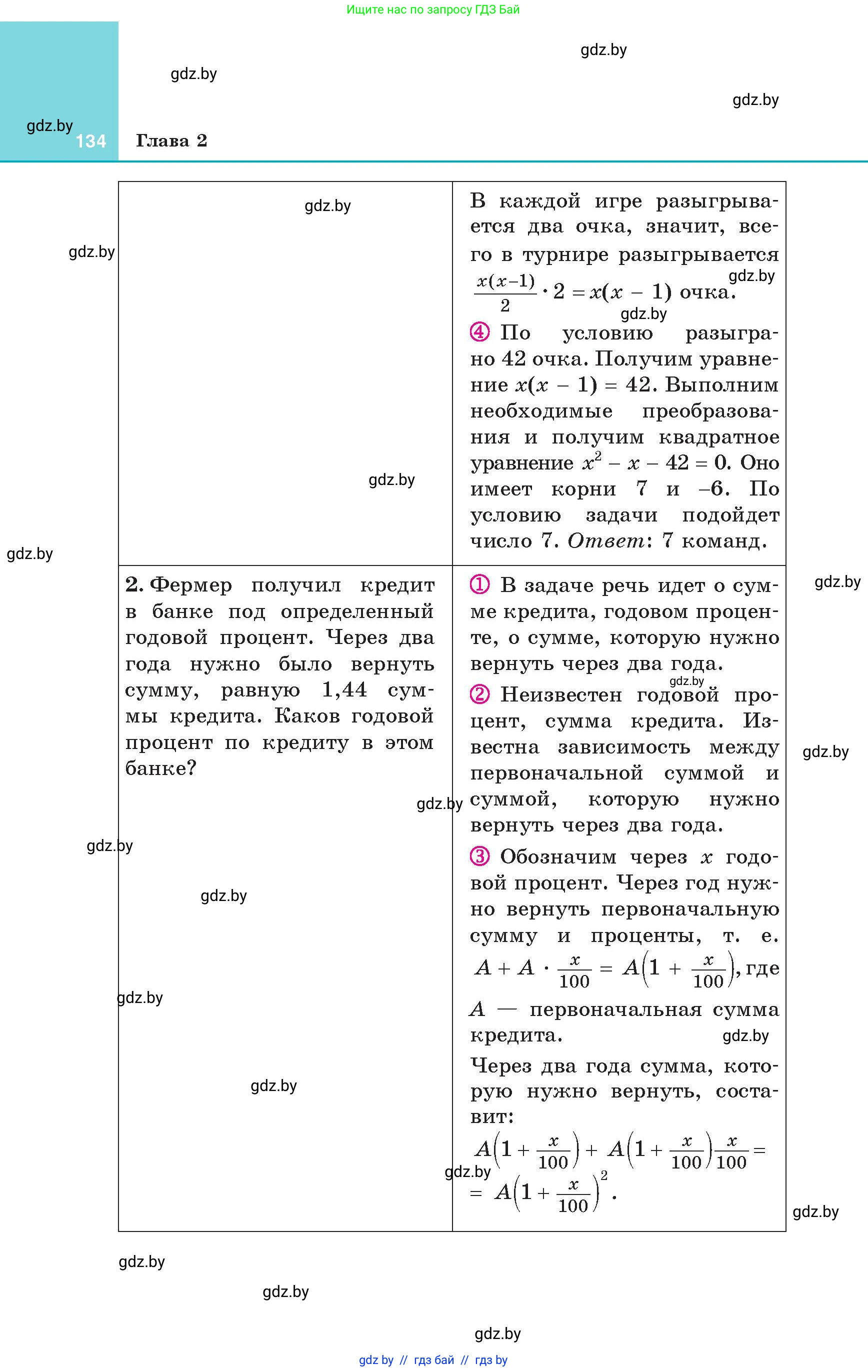Алгебра, 8 класс Учебник, авторы: Арефьева Ирина Глебовна, Пирютко Ольга Николаевна, издательство Адукацыя i выхаванне, Минск, 2024, бирюзового цвета, страница 134