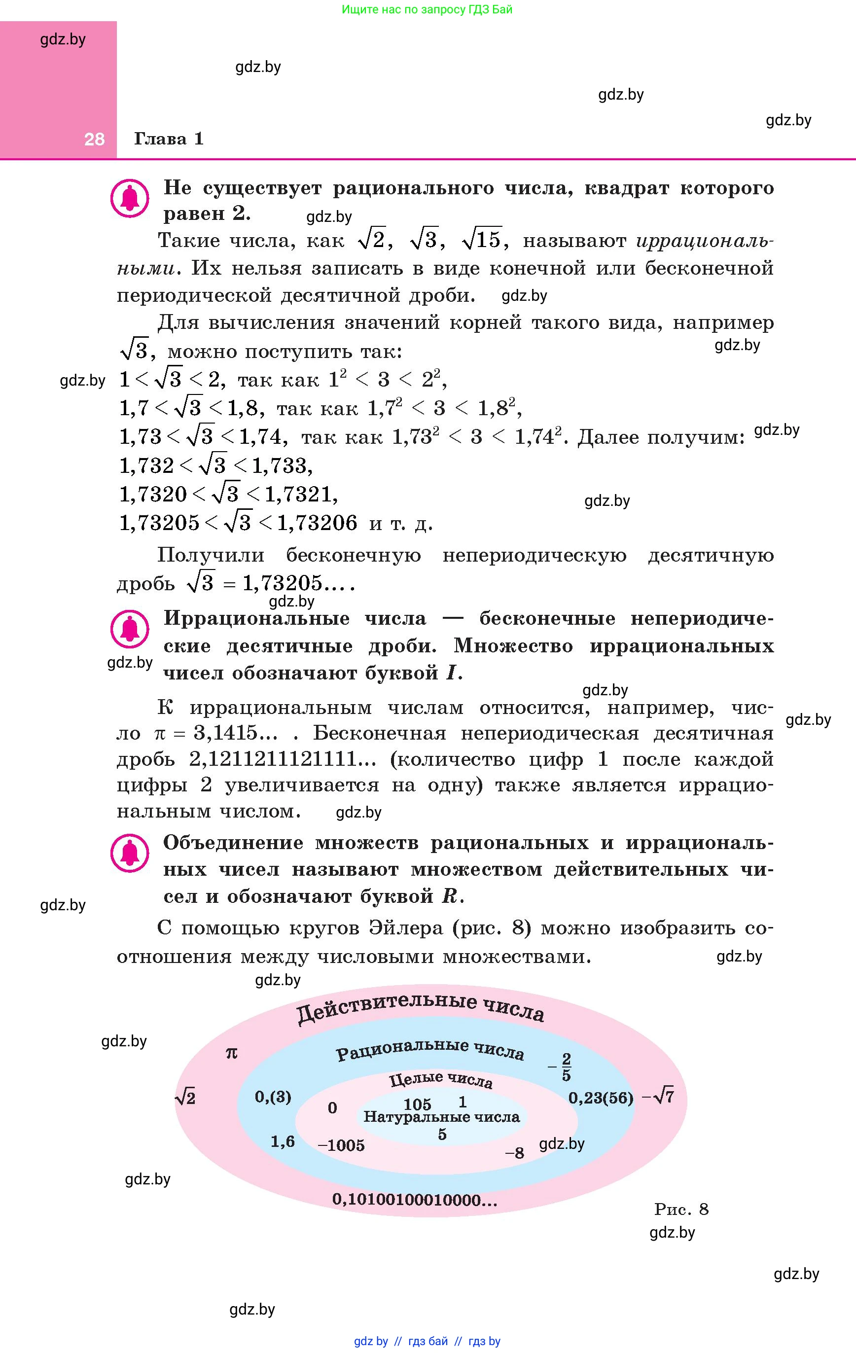 Алгебра, 8 класс Учебник, авторы: Арефьева Ирина Глебовна, Пирютко Ольга Николаевна, издательство Адукацыя i выхаванне, Минск, 2024, бирюзового цвета, страница 28