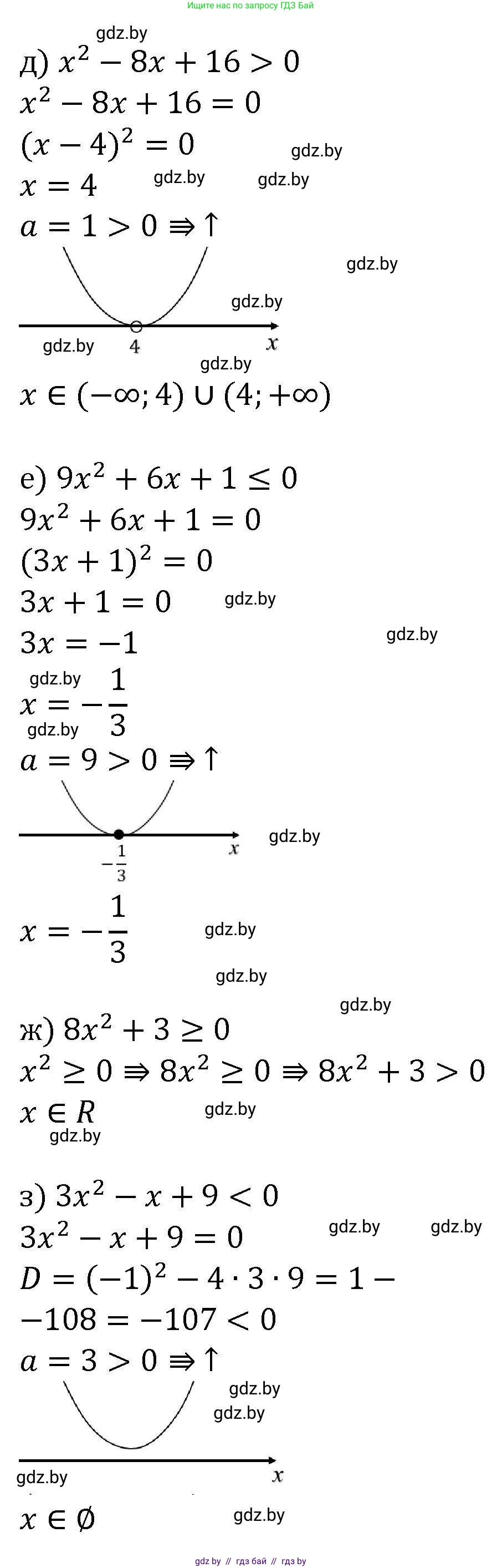 Алгебра, 8 класс Учебник, авторы: Арефьева Ирина Глебовна, Пирютко Ольга Николаевна, издательство Адукацыя i выхаванне, Минск, 2024, бирюзового цвета, страница 200, номер 3.171, Решение (продолжение 2)