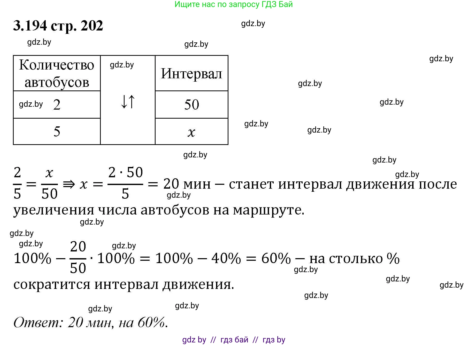 Алгебра, 8 класс Учебник, авторы: Арефьева Ирина Глебовна, Пирютко Ольга Николаевна, издательство Адукацыя i выхаванне, Минск, 2024, бирюзового цвета, страница 202, номер 3.194, Решение