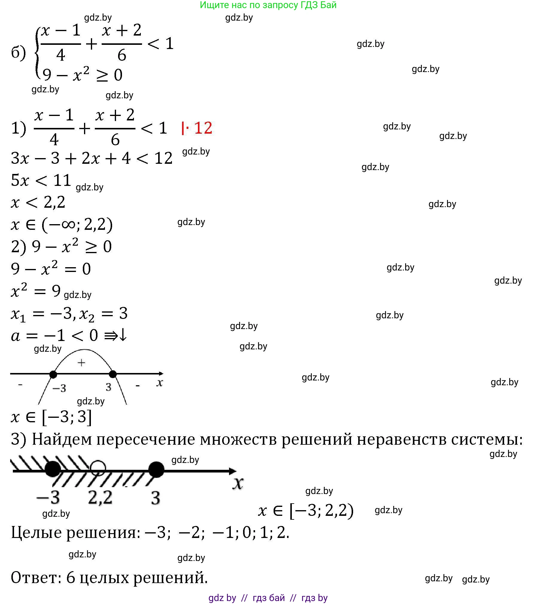 Алгебра, 8 класс Учебник, авторы: Арефьева Ирина Глебовна, Пирютко Ольга Николаевна, издательство Адукацыя i выхаванне, Минск, 2024, бирюзового цвета, страница 207, номер 3.209, Решение (продолжение 2)