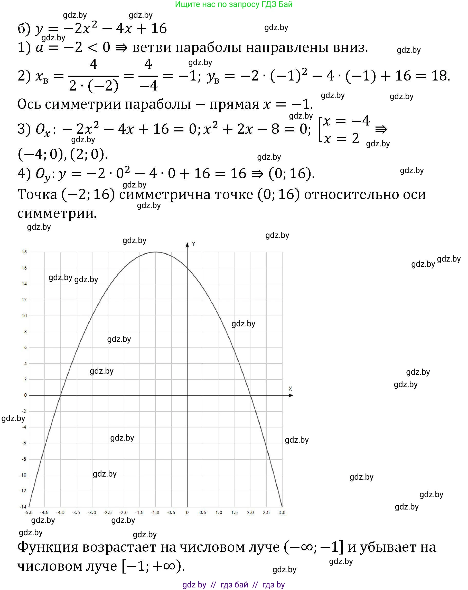 Алгебра, 8 класс Учебник, авторы: Арефьева Ирина Глебовна, Пирютко Ольга Николаевна, издательство Адукацыя i выхаванне, Минск, 2024, бирюзового цвета, страница 184, номер 3.89, Решение (продолжение 2)
