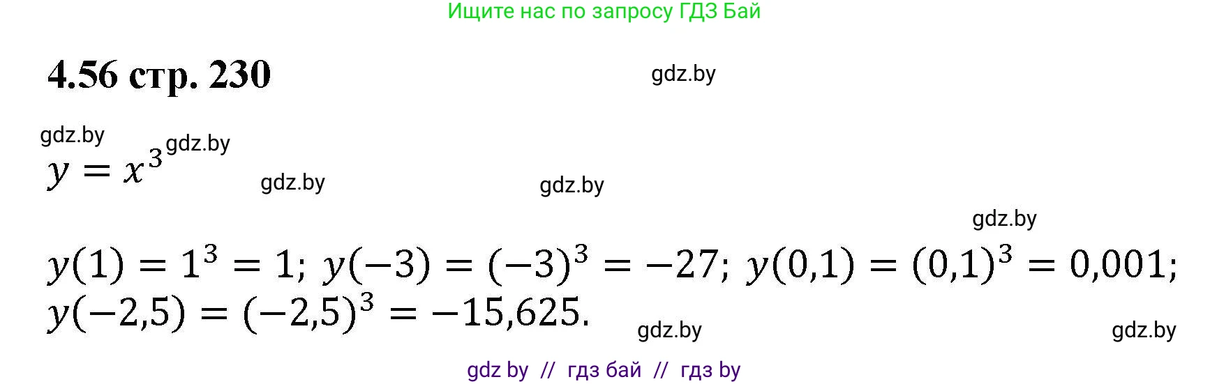 Алгебра, 8 класс Учебник, авторы: Арефьева Ирина Глебовна, Пирютко Ольга Николаевна, издательство Адукацыя i выхаванне, Минск, 2024, бирюзового цвета, страница 230, номер 4.56, Решение