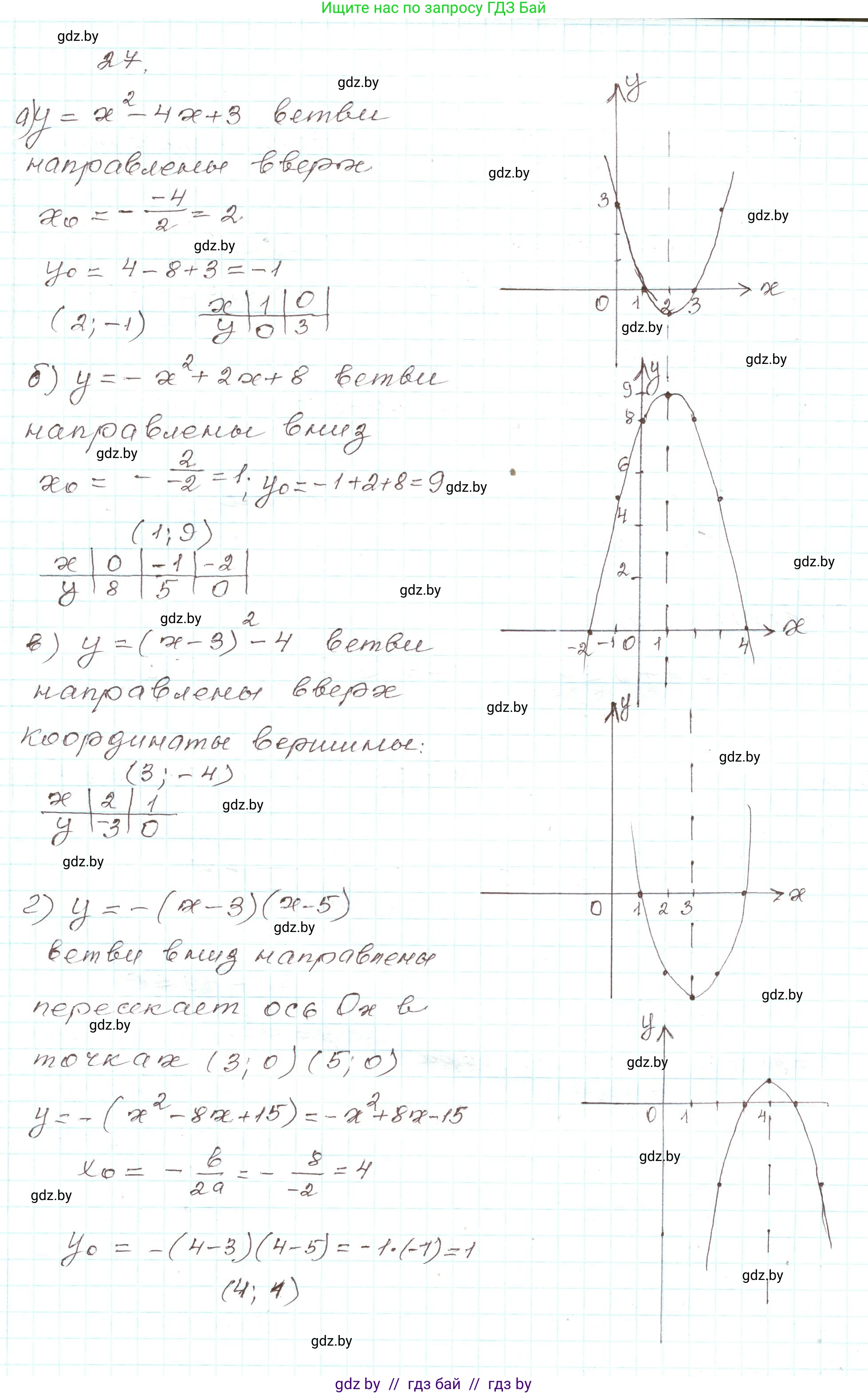 Алгебра, 9 класс Учебник, авторы: Арефьева Ирина Глебовна, Пирютко Ольга Николаевна, издательство Народная асвета, Минск, 2019, голубого цвета, страница 8, номер 27, Решение
