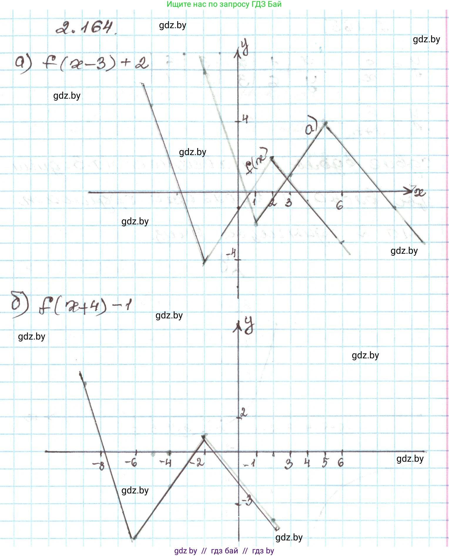 Алгебра, 9 класс Учебник, авторы: Арефьева Ирина Глебовна, Пирютко Ольга Николаевна, издательство Народная асвета, Минск, 2019, голубого цвета, страница 131, номер 2.164, Решение