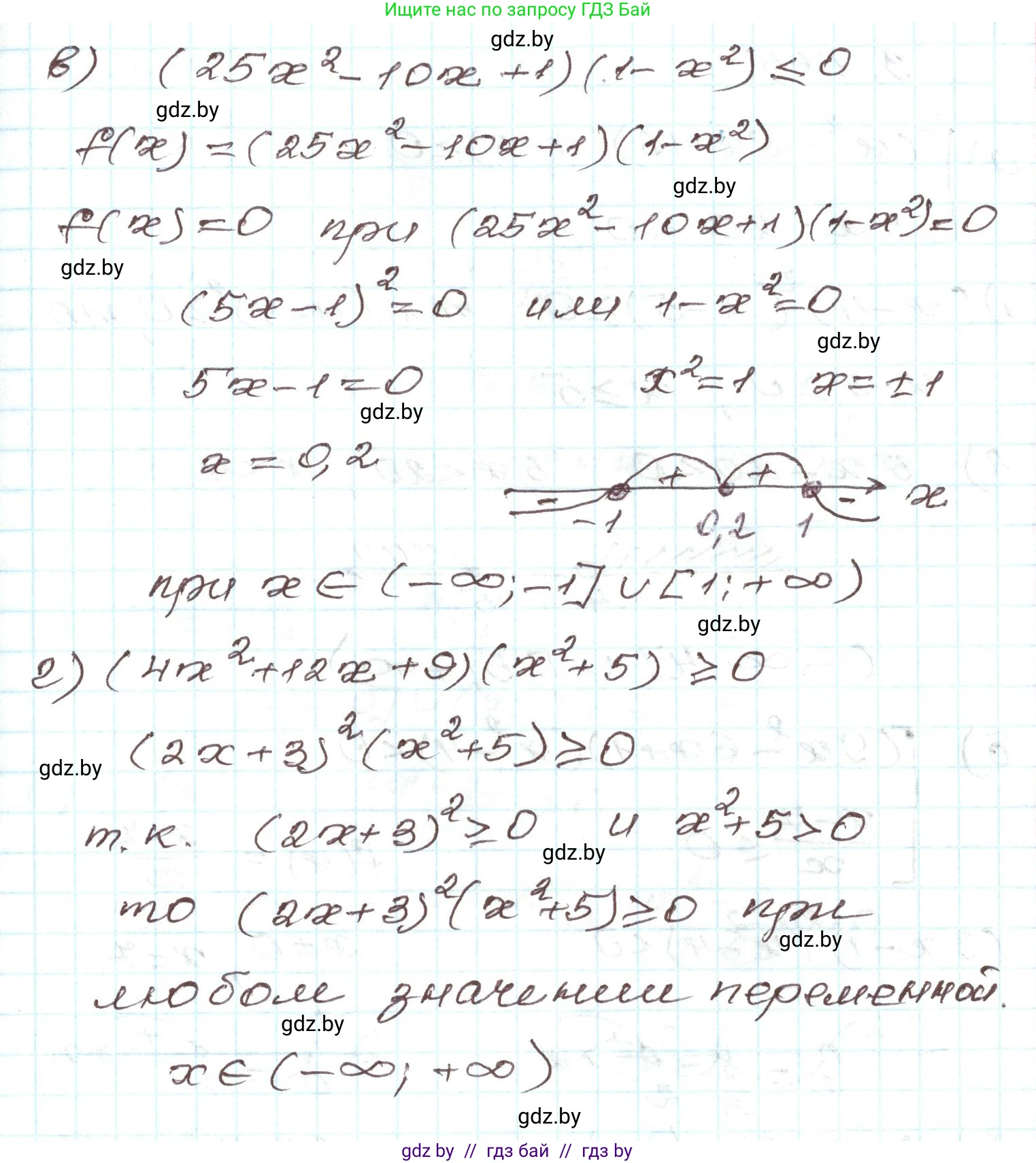 Алгебра, 9 класс Учебник, авторы: Арефьева Ирина Глебовна, Пирютко Ольга Николаевна, издательство Народная асвета, Минск, 2019, голубого цвета, страница 194, номер 3.174, Решение (продолжение 2)