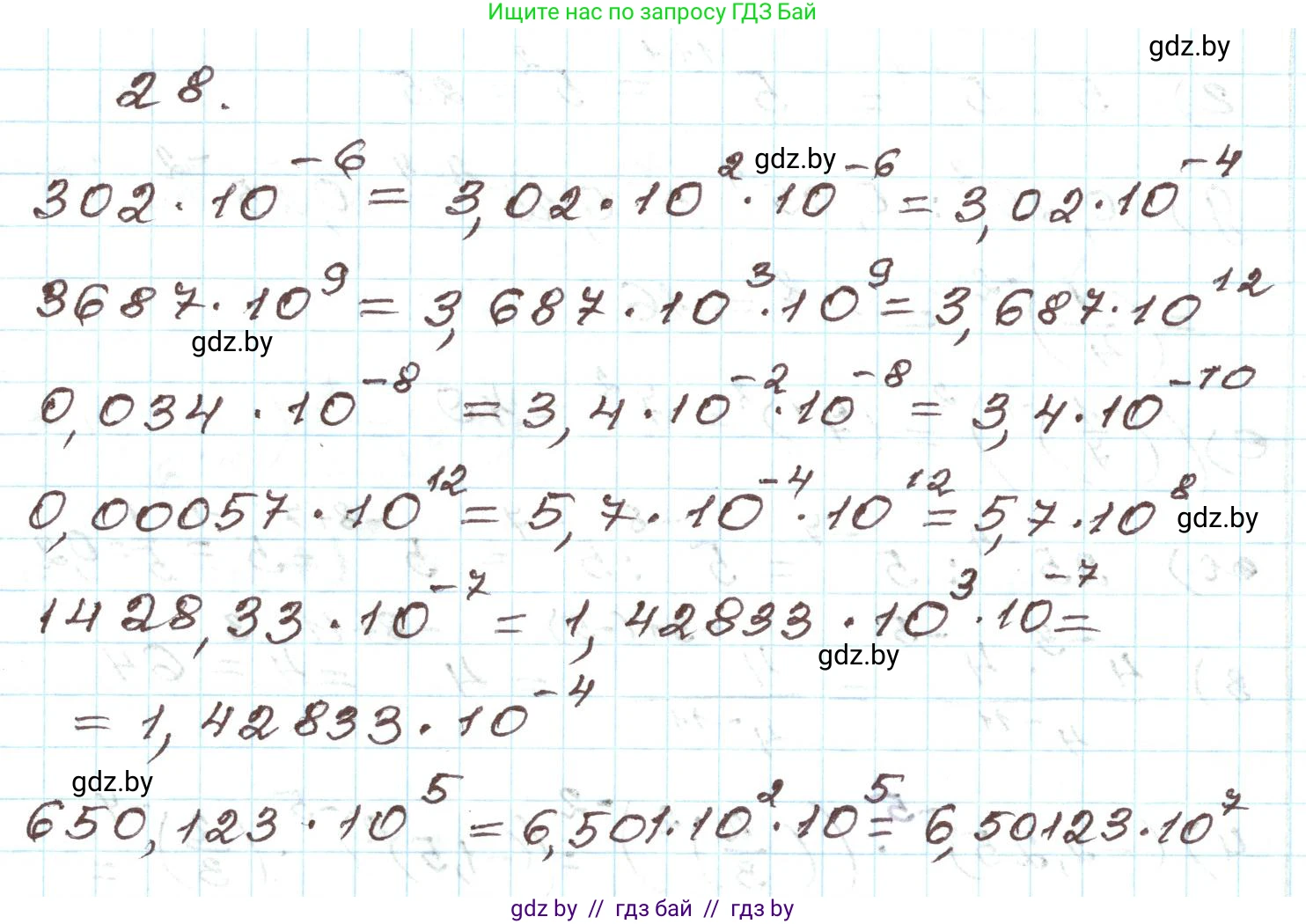Алгебра, 9 класс Учебник, авторы: Арефьева Ирина Глебовна, Пирютко Ольга Николаевна, издательство Народная асвета, Минск, 2019, голубого цвета, страница 268, номер 28, Решение