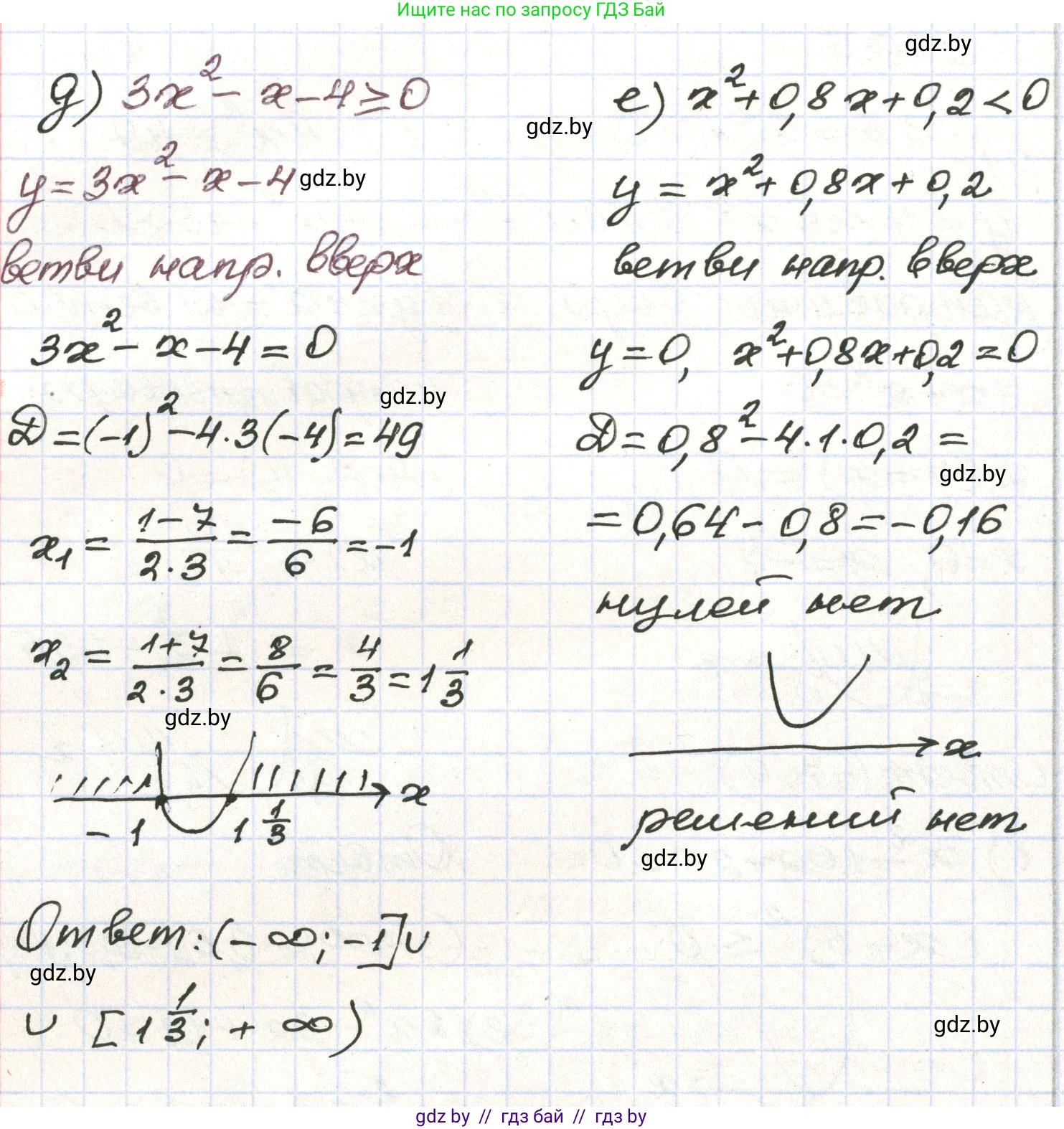 Алгебра, 9 класс Учебник, авторы: Арефьева Ирина Глебовна, Пирютко Ольга Николаевна, издательство Народная асвета, Минск, 2019, голубого цвета, страница 297, номер 288, Решение (продолжение 2)