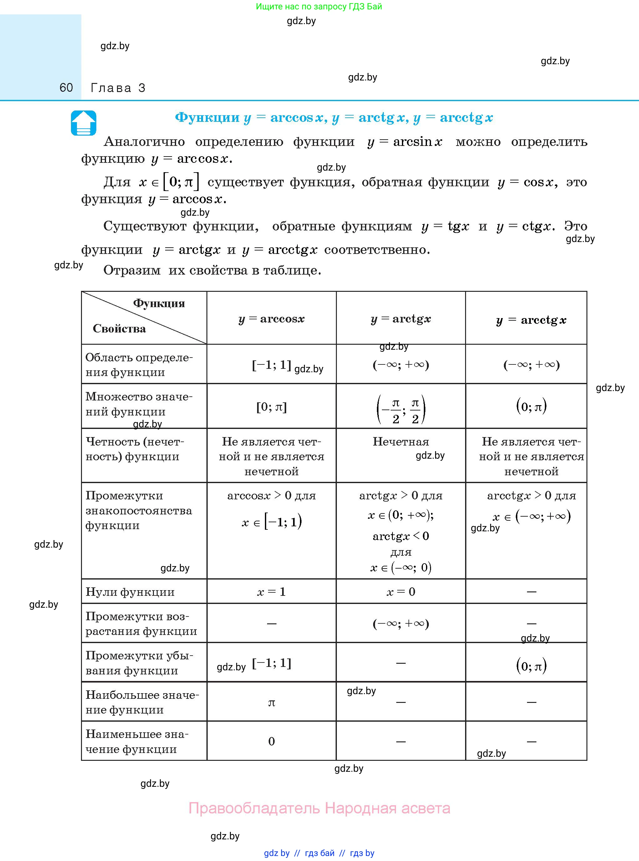 Алгебра, 10 класс Сборник задач, авторы: Арефьева Ирина Глебовна, Пирютко Ольга Николаевна, издательство Народная асвета, Минск, 2020, белого цвета, страница 60