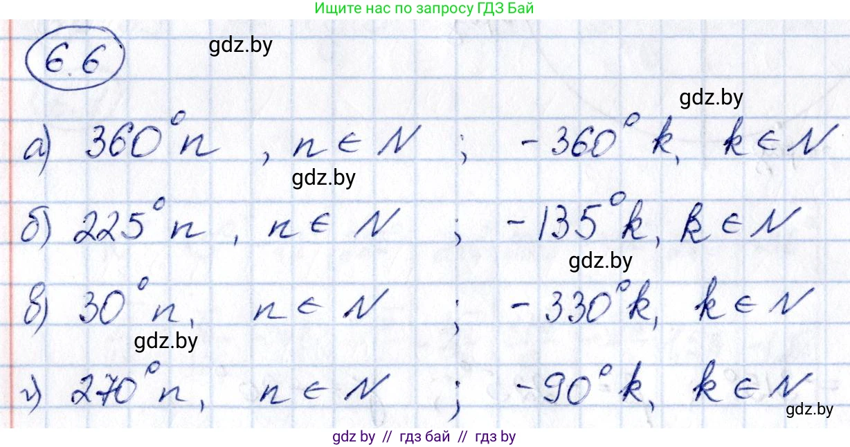 Алгебра, 10 класс Сборник задач, авторы: Арефьева Ирина Глебовна, Пирютко Ольга Николаевна, издательство Народная асвета, Минск, 2020, белого цвета, страница 36, номер 6.6, Решение