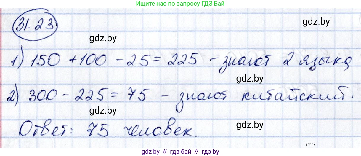 Алгебра, 10 класс Сборник задач, авторы: Арефьева Ирина Глебовна, Пирютко Ольга Николаевна, издательство Народная асвета, Минск, 2020, белого цвета, страница 159, номер 31.23, Решение