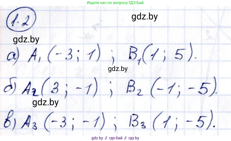 Алгебра, 10 класс Учебник, авторы: Арефьева Ирина Глебовна, Пирютко Ольга Николаевна, издательство Народная асвета, Минск, 2019, голубого цвета, страница 6, номер 1.2, Решение
