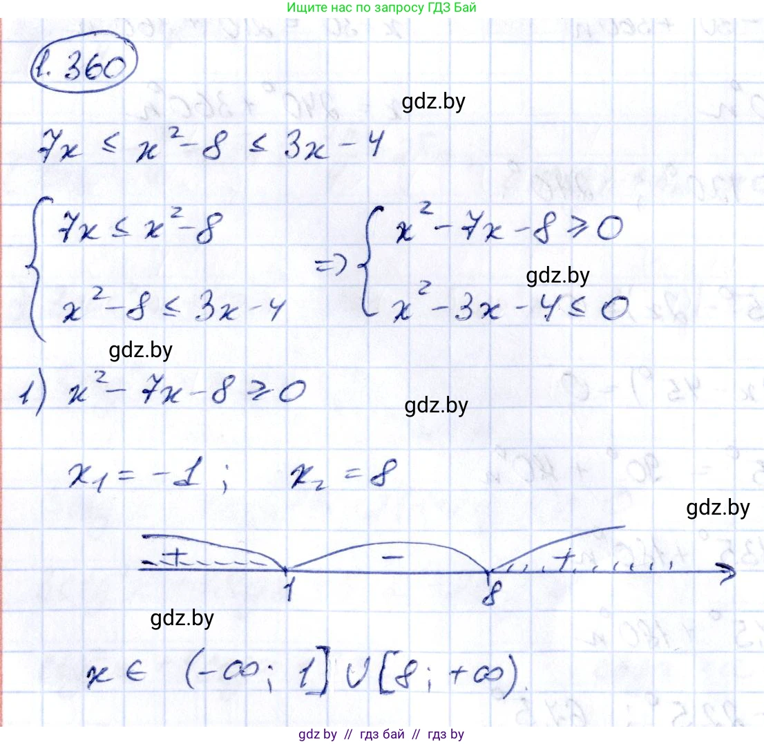 Алгебра, 10 класс Учебник, авторы: Арефьева Ирина Глебовна, Пирютко Ольга Николаевна, издательство Народная асвета, Минск, 2019, голубого цвета, страница 115, номер 1.360, Решение