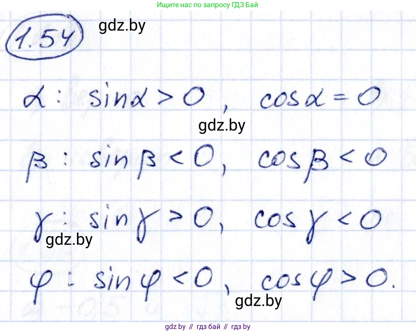 Алгебра, 10 класс Учебник, авторы: Арефьева Ирина Глебовна, Пирютко Ольга Николаевна, издательство Народная асвета, Минск, 2019, голубого цвета, страница 28, номер 1.54, Решение
