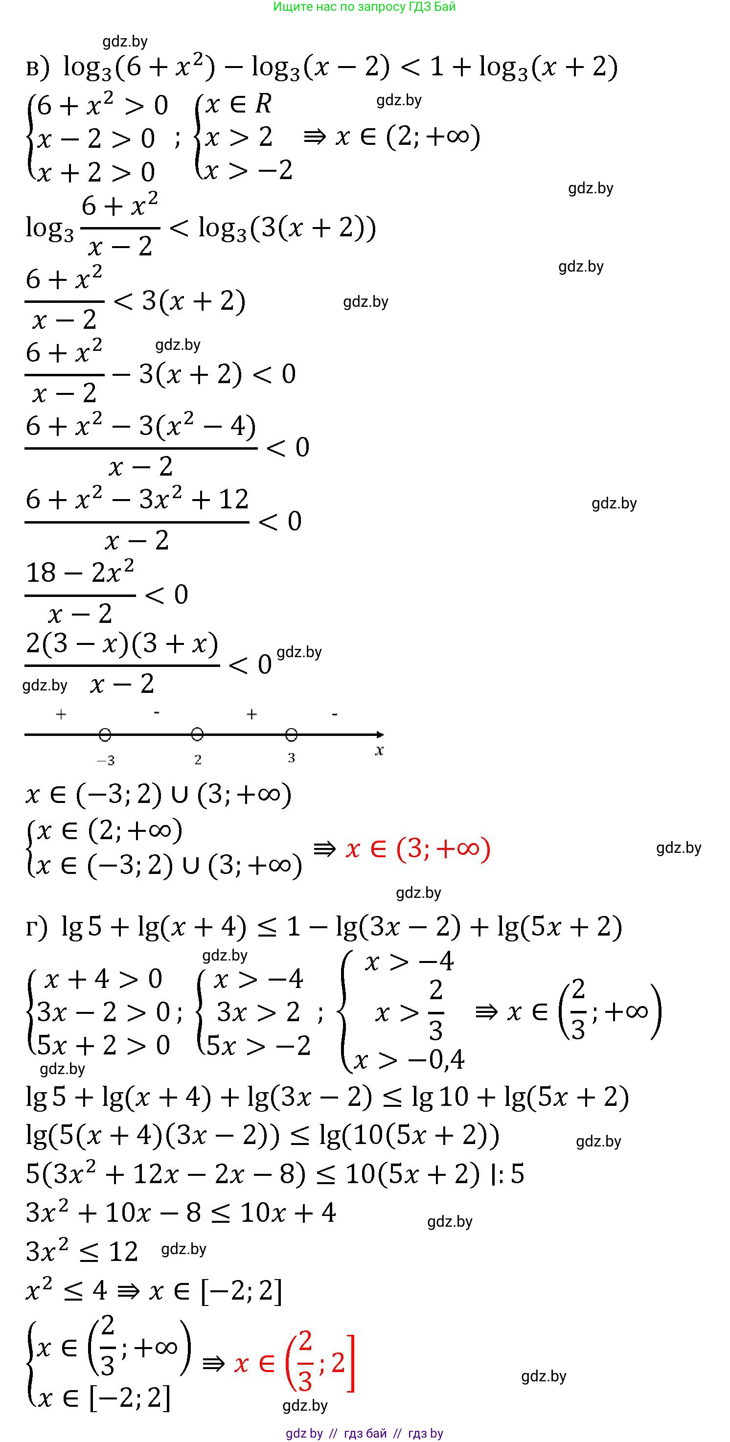Алгебра, 11 класс Сборник задач, авторы: Арефьева Ирина Глебовна, Пирютко Ольга Николаевна, издательство Народная асвета, Минск, 2020, белого цвета, страница 93, номер 19, Решение (продолжение 2)