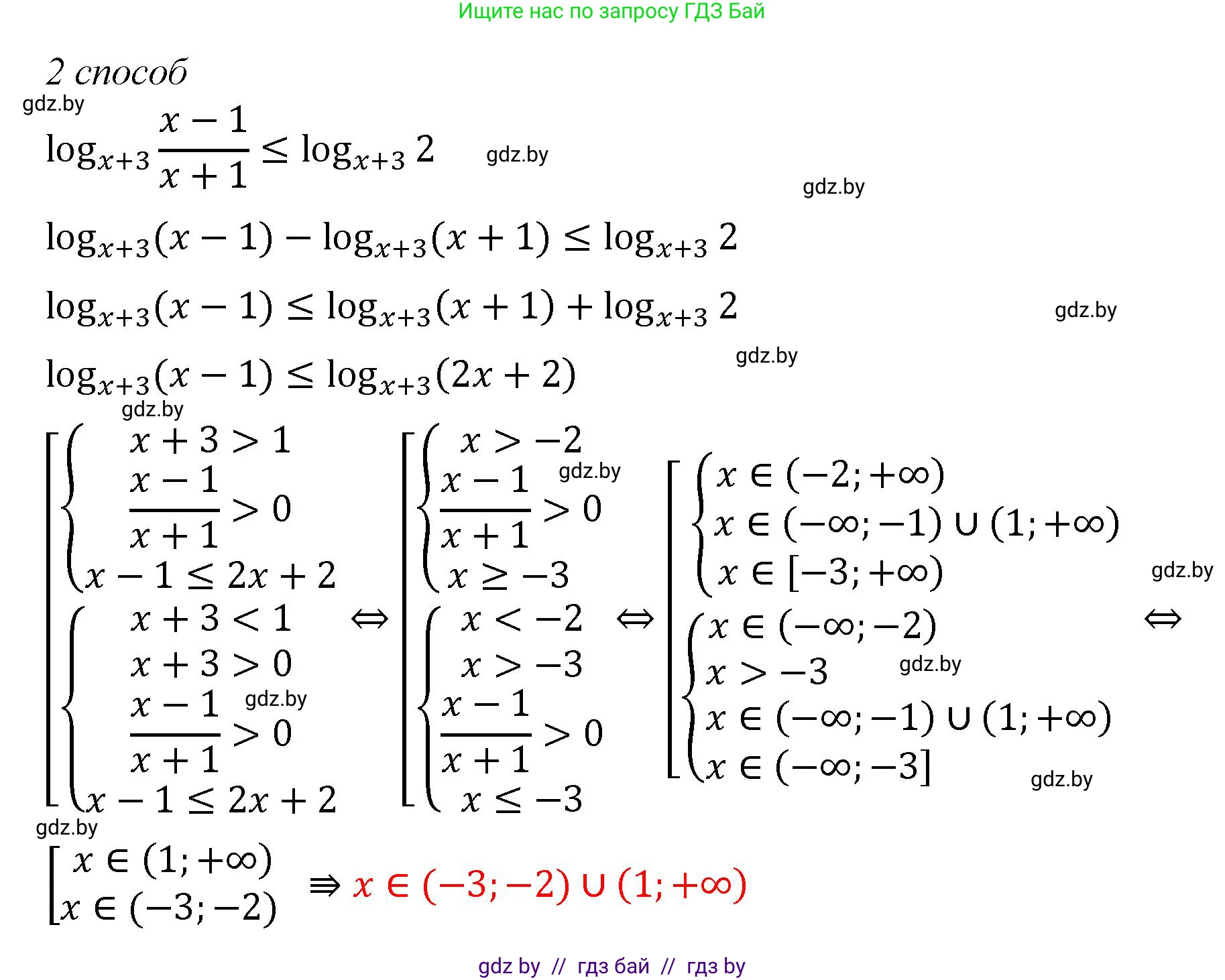 Алгебра, 11 класс Сборник задач, авторы: Арефьева Ирина Глебовна, Пирютко Ольга Николаевна, издательство Народная асвета, Минск, 2020, белого цвета, страница 94, номер 35, Решение (продолжение 2)