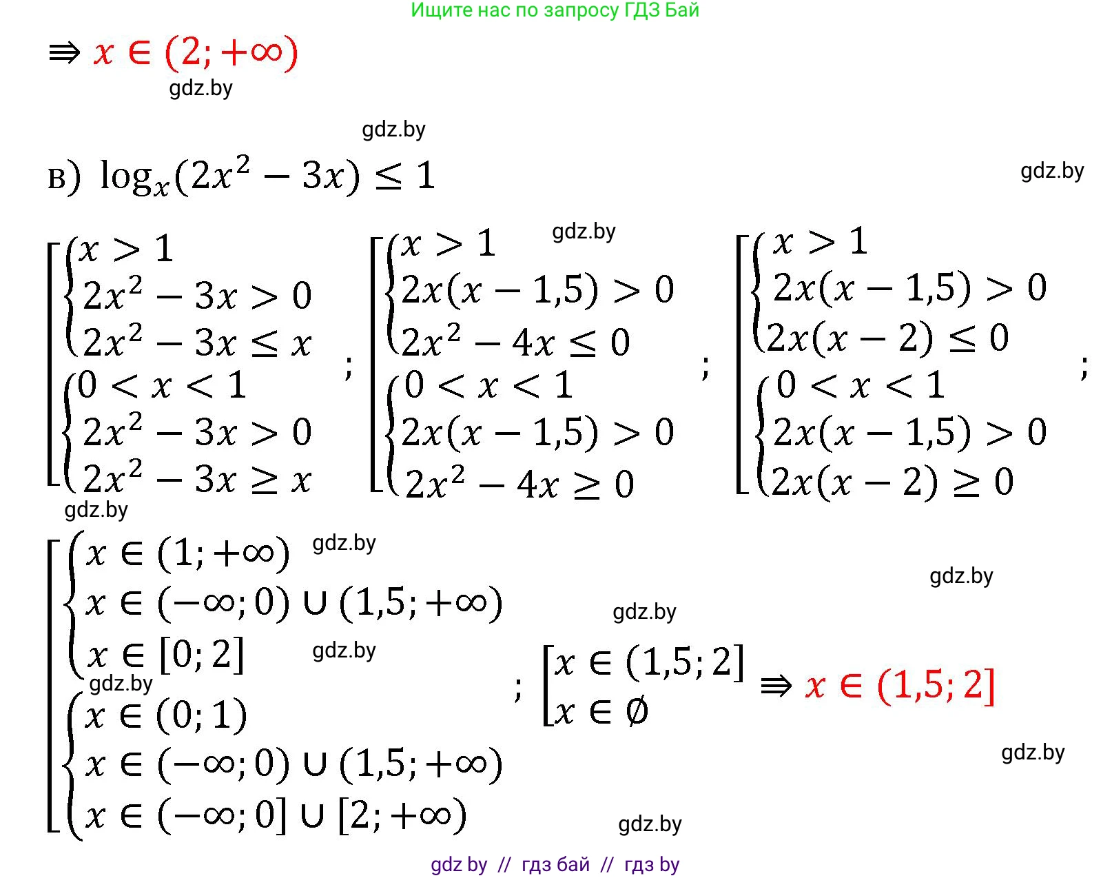 Алгебра, 11 класс Сборник задач, авторы: Арефьева Ирина Глебовна, Пирютко Ольга Николаевна, издательство Народная асвета, Минск, 2020, белого цвета, страница 94, номер 35, Решение (продолжение 3)