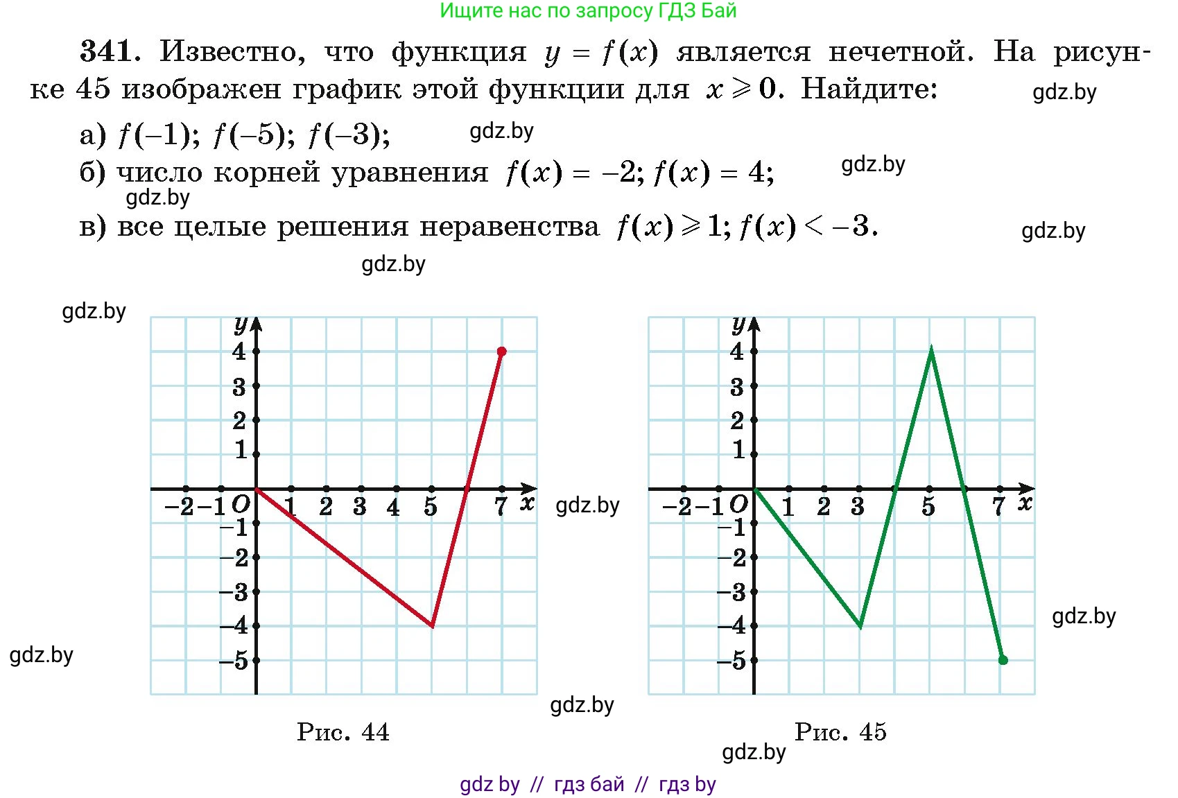 Алгебра, 11 класс Учебник, авторы: Арефьева Ирина Глебовна, Пирютко Ольга Николаевна, издательство Народная асвета, Минск, 2020, бирюзового цвета, страница 210, номер 341, Условие