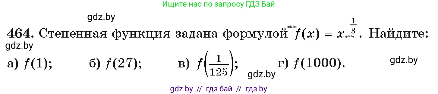 Алгебра, 11 класс Учебник, авторы: Арефьева Ирина Глебовна, Пирютко Ольга Николаевна, издательство Народная асвета, Минск, 2020, бирюзового цвета, страница 228, номер 464, Условие