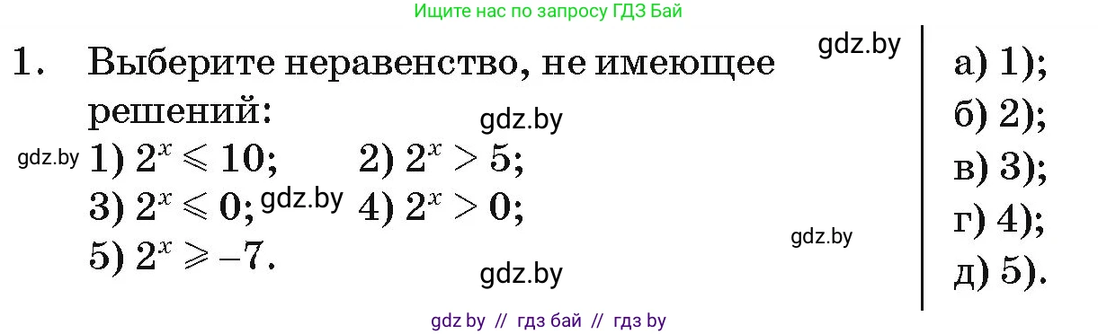 Алгебра, 11 класс Учебник, авторы: Арефьева Ирина Глебовна, Пирютко Ольга Николаевна, издательство Народная асвета, Минск, 2020, бирюзового цвета, страница 250, номер 1, Условие