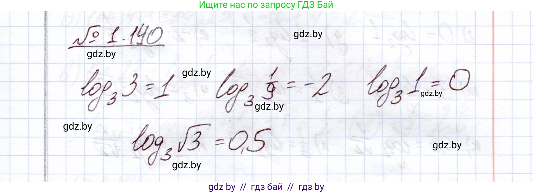 Алгебра, 11 класс Учебник, авторы: Арефьева Ирина Глебовна, Пирютко Ольга Николаевна, издательство Народная асвета, Минск, 2020, бирюзового цвета, страница 40, номер 1.140, Решение