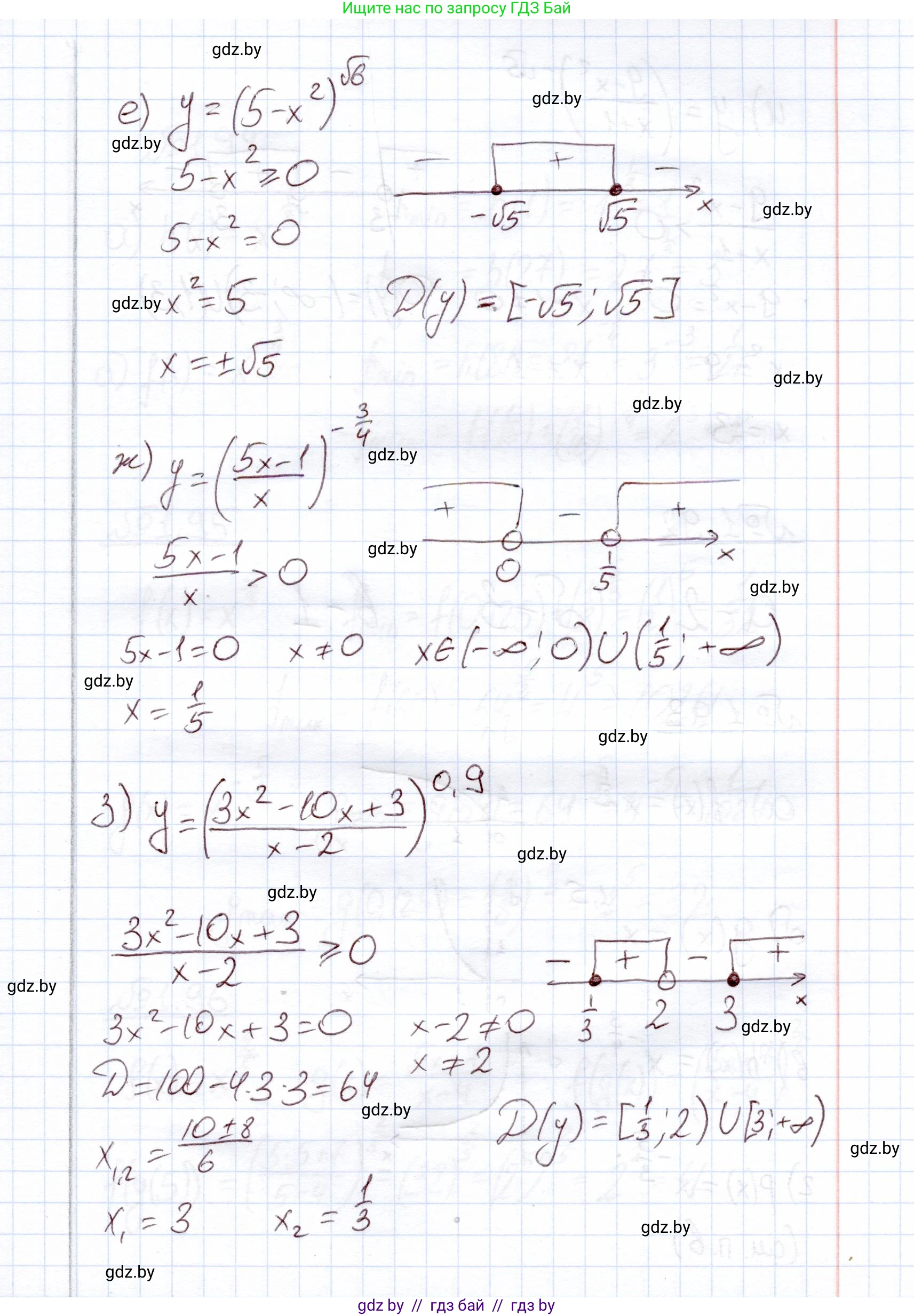 Алгебра, 11 класс Учебник, авторы: Арефьева Ирина Глебовна, Пирютко Ольга Николаевна, издательство Народная асвета, Минск, 2020, бирюзового цвета, страница 28, номер 1.91, Решение (продолжение 2)