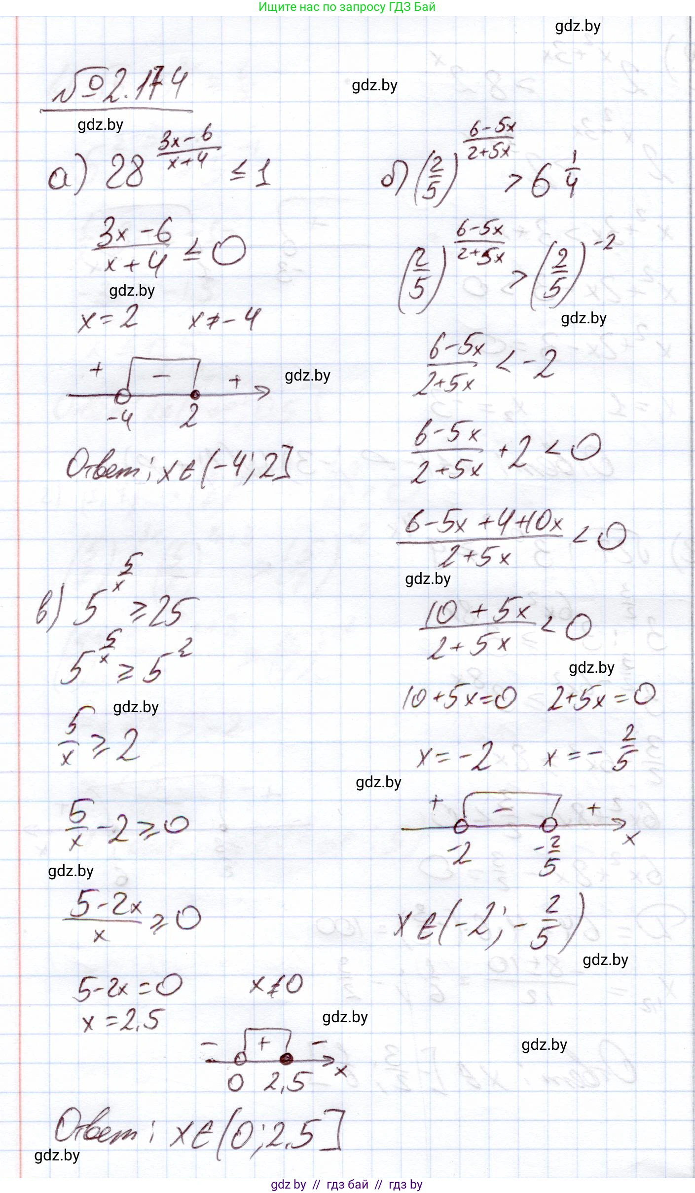 Алгебра, 11 класс Учебник, авторы: Арефьева Ирина Глебовна, Пирютко Ольга Николаевна, издательство Народная асвета, Минск, 2020, бирюзового цвета, страница 91, номер 2.174, Решение