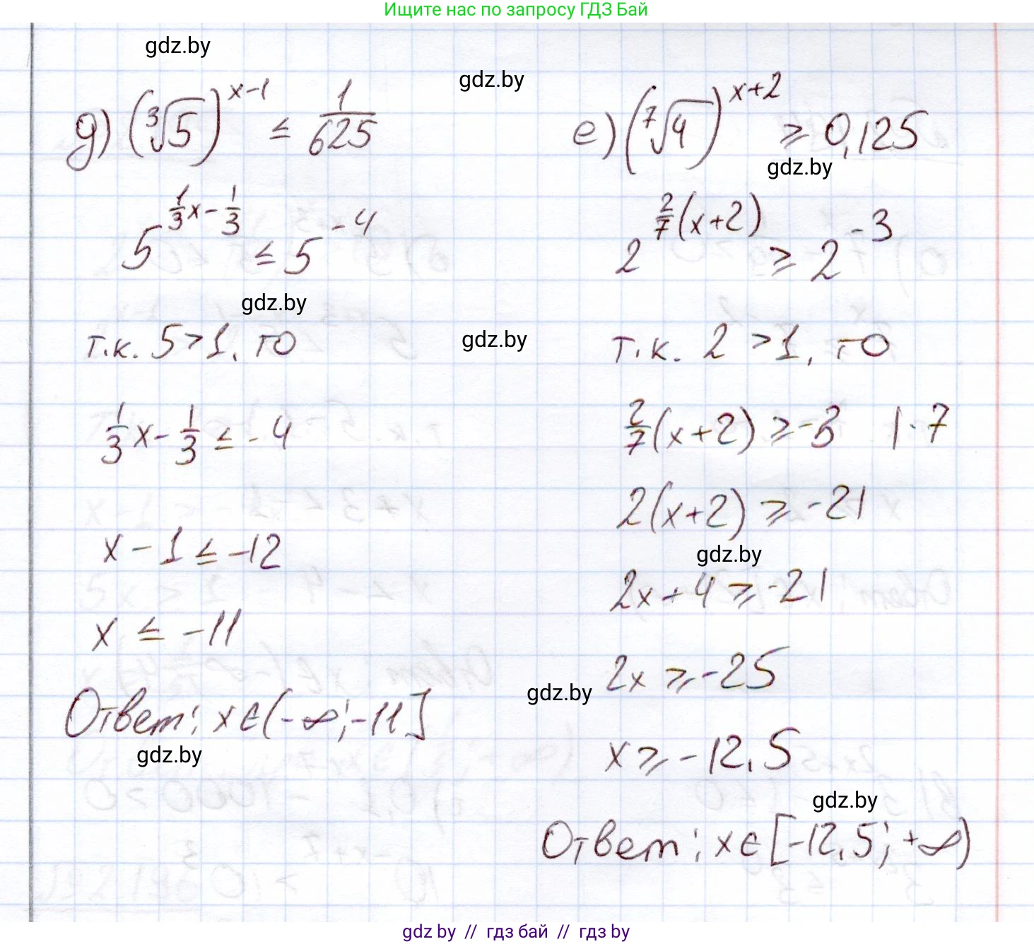 Алгебра, 11 класс Учебник, авторы: Арефьева Ирина Глебовна, Пирютко Ольга Николаевна, издательство Народная асвета, Минск, 2020, бирюзового цвета, страница 93, номер 2.192, Решение (продолжение 2)