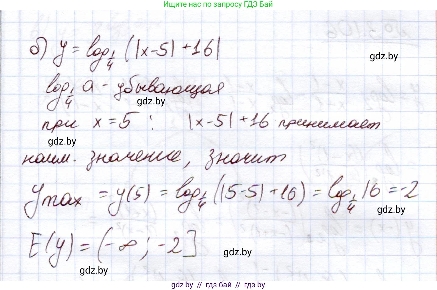 Алгебра, 11 класс Учебник, авторы: Арефьева Ирина Глебовна, Пирютко Ольга Николаевна, издательство Народная асвета, Минск, 2020, бирюзового цвета, страница 125, номер 3.103, Решение (продолжение 2)