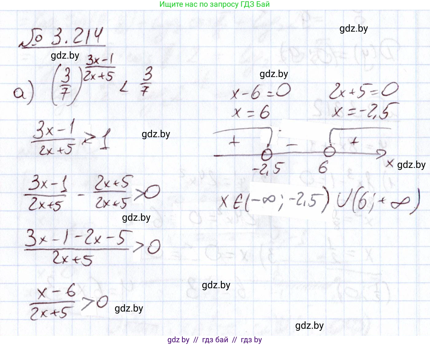Алгебра, 11 класс Учебник, авторы: Арефьева Ирина Глебовна, Пирютко Ольга Николаевна, издательство Народная асвета, Минск, 2020, бирюзового цвета, страница 146, номер 3.214, Решение