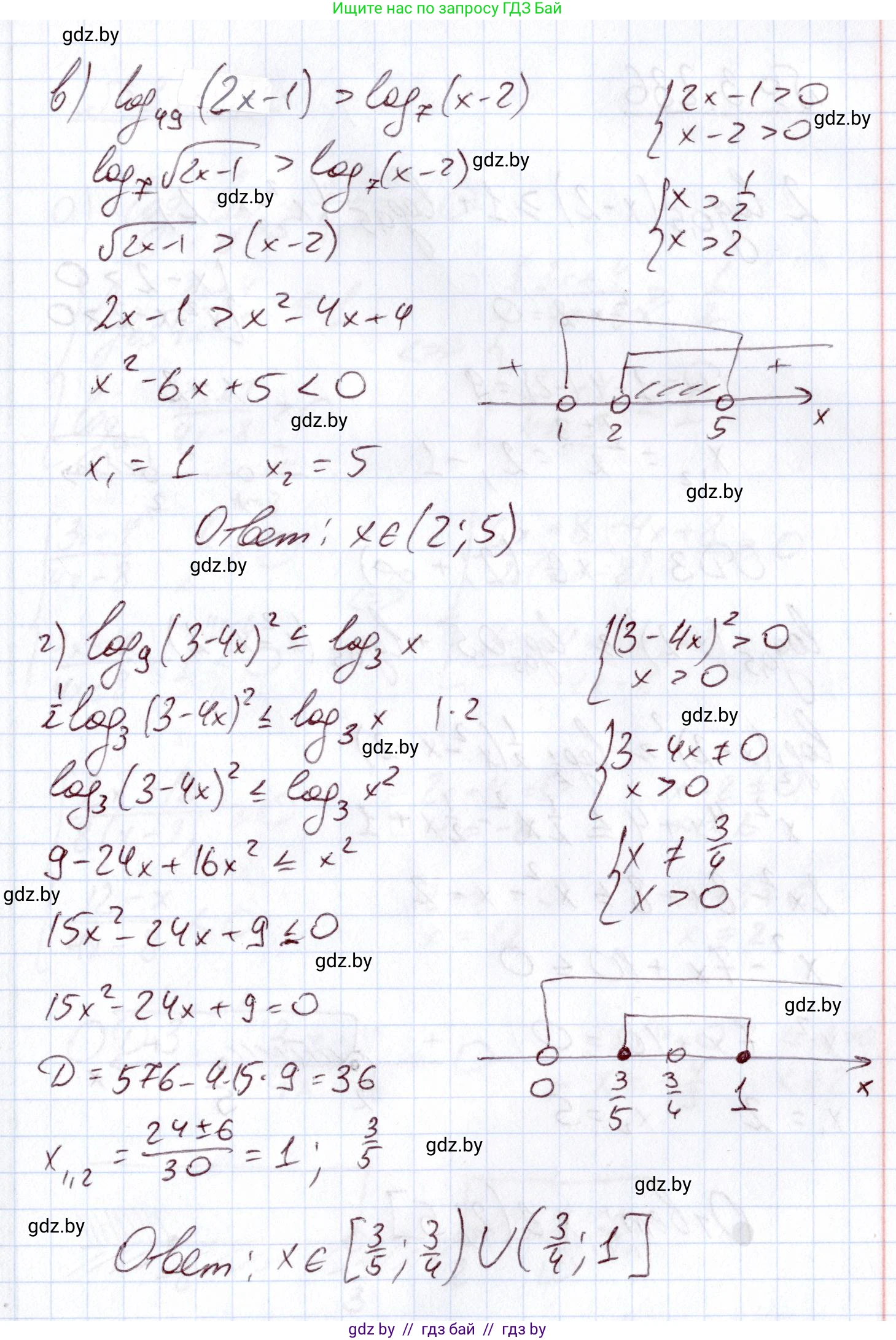 Алгебра, 11 класс Учебник, авторы: Арефьева Ирина Глебовна, Пирютко Ольга Николаевна, издательство Народная асвета, Минск, 2020, бирюзового цвета, страница 157, номер 3.235, Решение (продолжение 2)