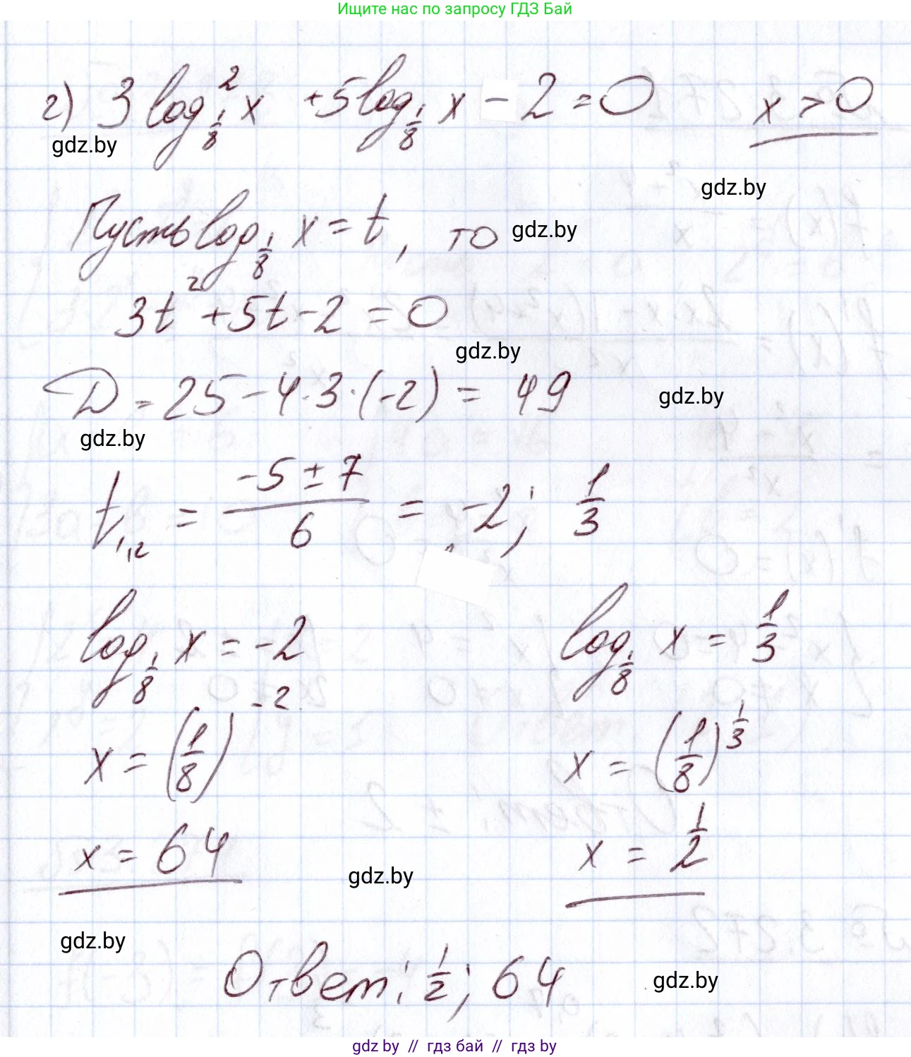 Алгебра, 11 класс Учебник, авторы: Арефьева Ирина Глебовна, Пирютко Ольга Николаевна, издательство Народная асвета, Минск, 2020, бирюзового цвета, страница 162, номер 3.269, Решение (продолжение 2)