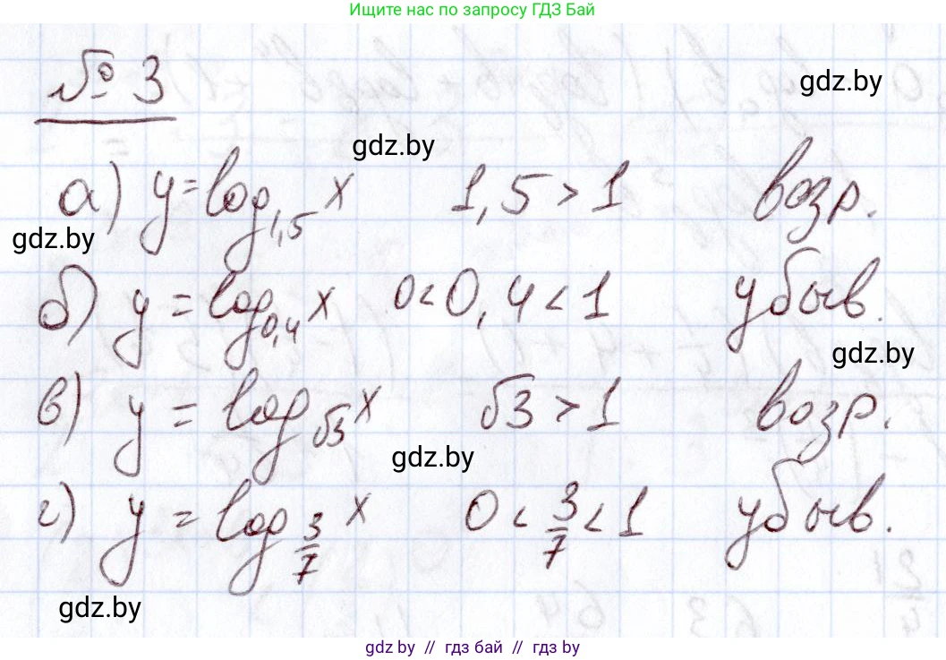 Алгебра, 11 класс Учебник, авторы: Арефьева Ирина Глебовна, Пирютко Ольга Николаевна, издательство Народная асвета, Минск, 2020, бирюзового цвета, страница 163, номер 3, Решение
