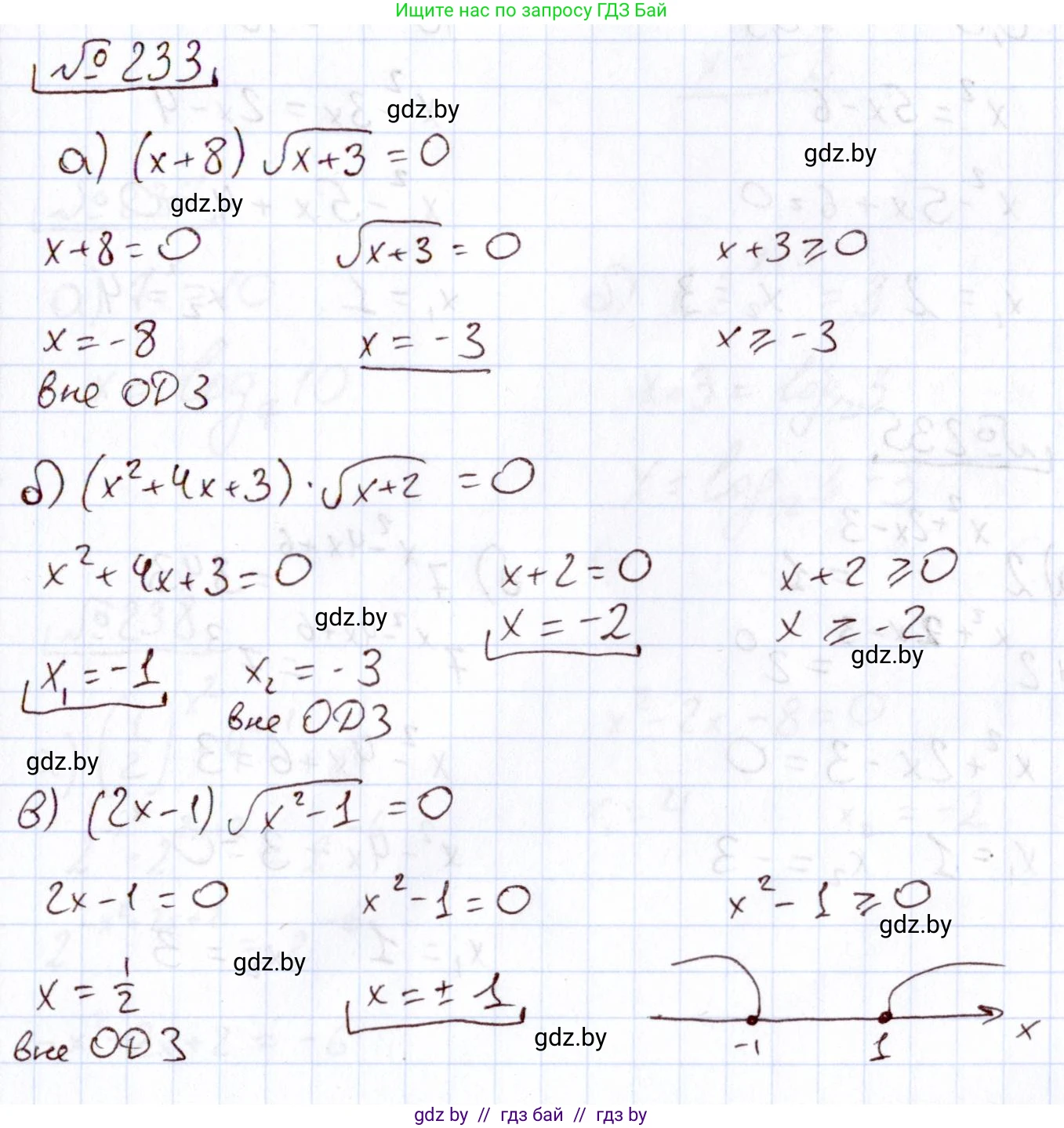 Алгебра, 11 класс Учебник, авторы: Арефьева Ирина Глебовна, Пирютко Ольга Николаевна, издательство Народная асвета, Минск, 2020, бирюзового цвета, страница 194, номер 233, Решение