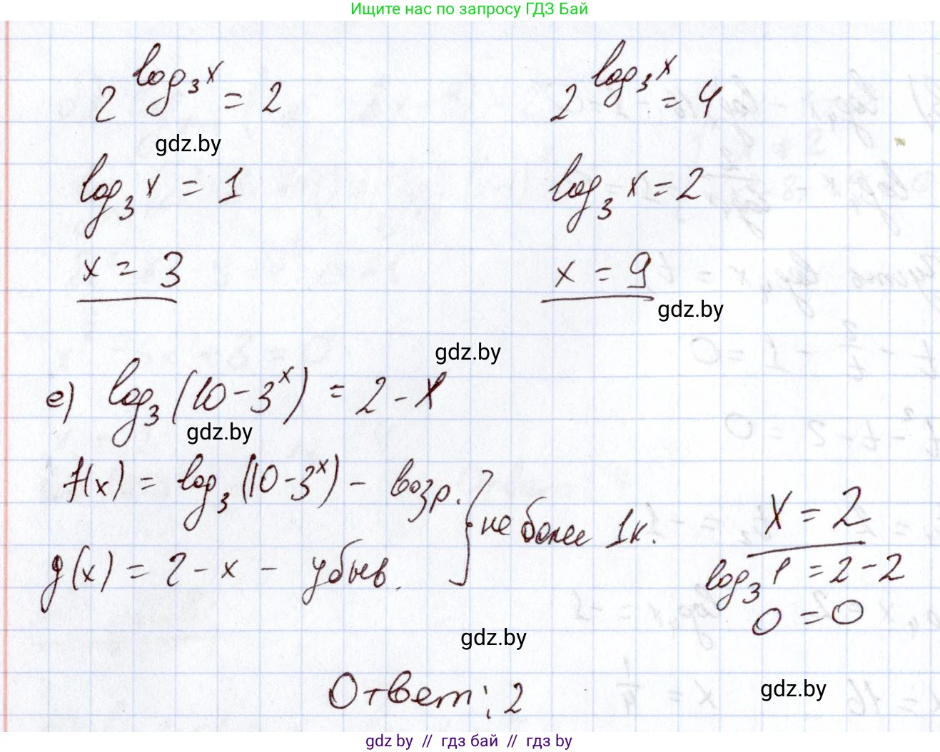 Алгебра, 11 класс Учебник, авторы: Арефьева Ирина Глебовна, Пирютко Ольга Николаевна, издательство Народная асвета, Минск, 2020, бирюзового цвета, страница 198, номер 258, Решение (продолжение 3)