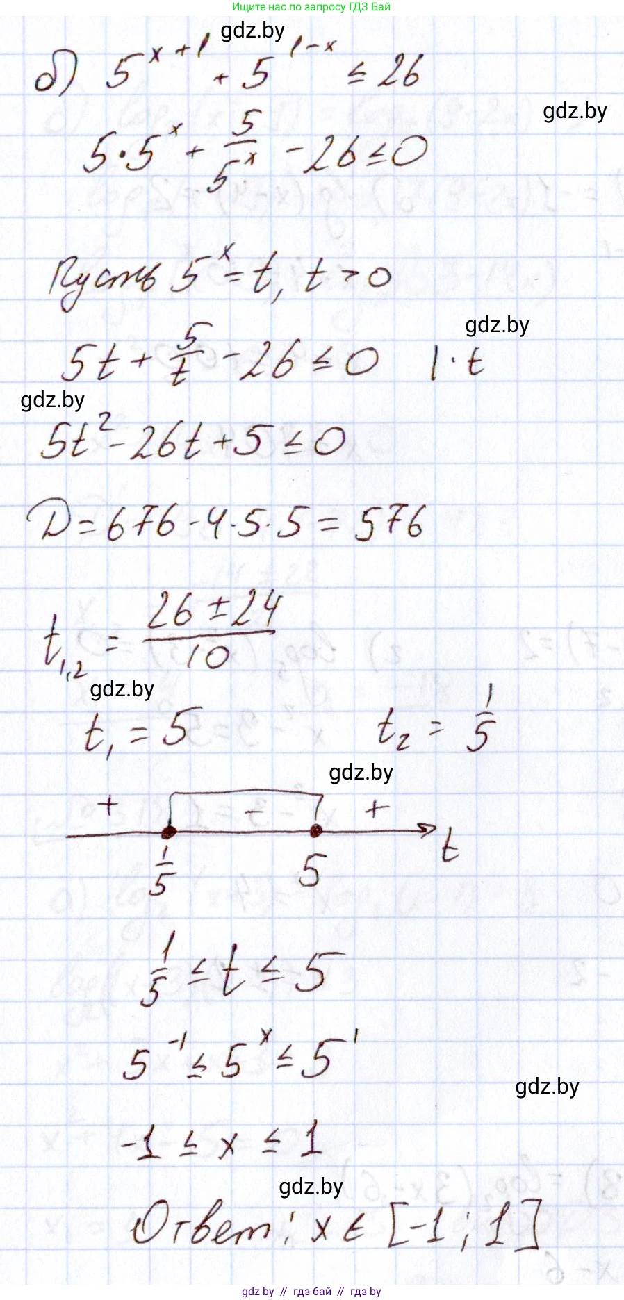 Алгебра, 11 класс Учебник, авторы: Арефьева Ирина Глебовна, Пирютко Ольга Николаевна, издательство Народная асвета, Минск, 2020, бирюзового цвета, страница 206, номер 315, Решение (продолжение 2)