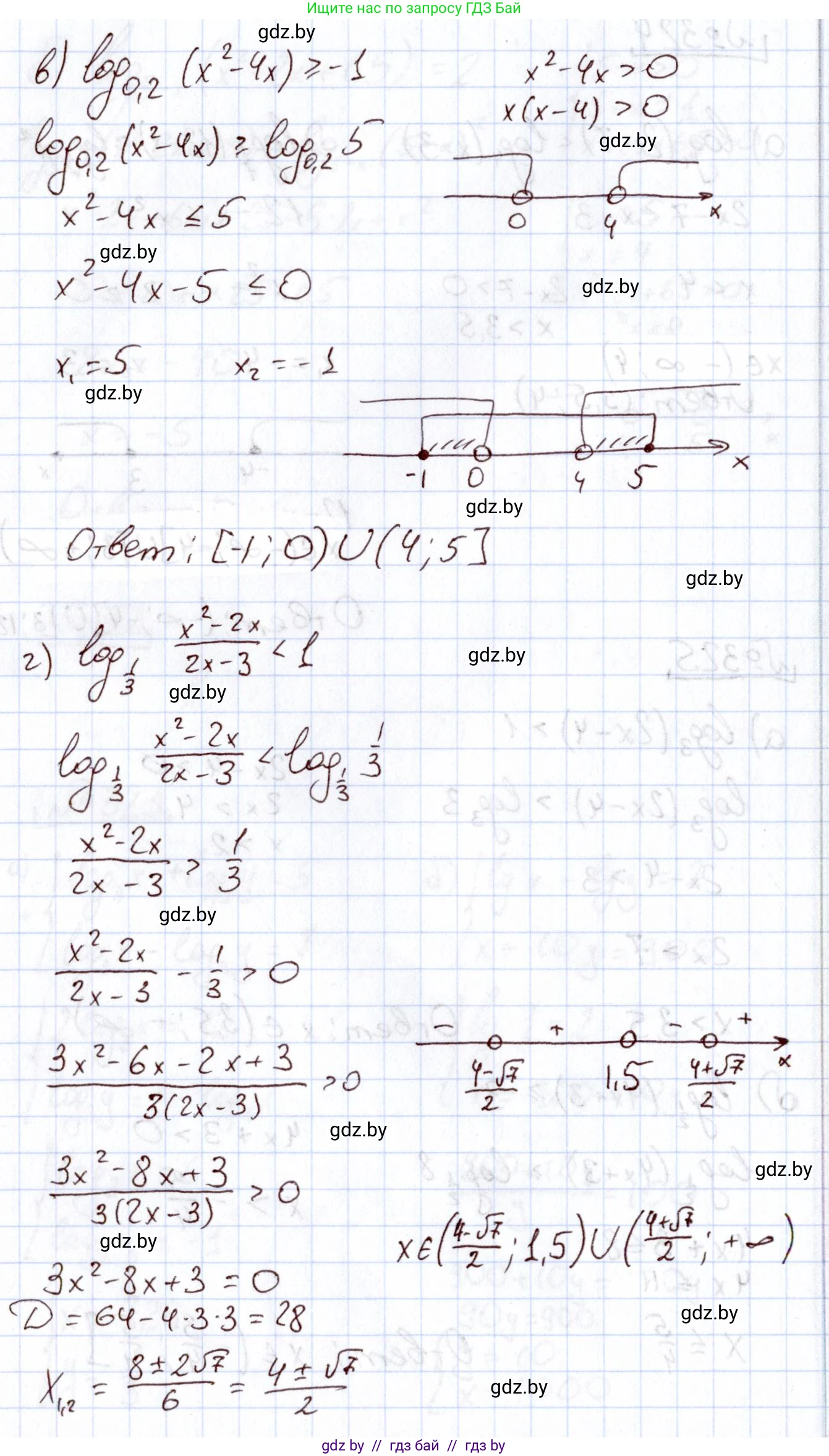 Алгебра, 11 класс Учебник, авторы: Арефьева Ирина Глебовна, Пирютко Ольга Николаевна, издательство Народная асвета, Минск, 2020, бирюзового цвета, страница 207, номер 325, Решение (продолжение 2)