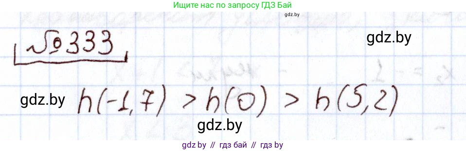 Алгебра, 11 класс Учебник, авторы: Арефьева Ирина Глебовна, Пирютко Ольга Николаевна, издательство Народная асвета, Минск, 2020, бирюзового цвета, страница 209, номер 333, Решение