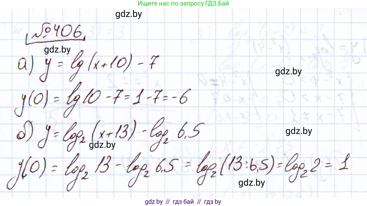 Алгебра, 11 класс Учебник, авторы: Арефьева Ирина Глебовна, Пирютко Ольга Николаевна, издательство Народная асвета, Минск, 2020, бирюзового цвета, страница 219, номер 406, Решение