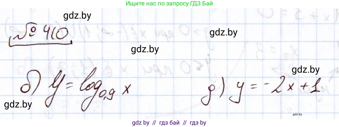 Алгебра, 11 класс Учебник, авторы: Арефьева Ирина Глебовна, Пирютко Ольга Николаевна, издательство Народная асвета, Минск, 2020, бирюзового цвета, страница 220, номер 410, Решение
