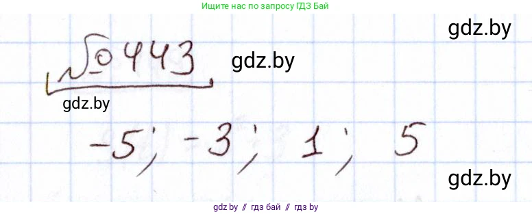 Алгебра, 11 класс Учебник, авторы: Арефьева Ирина Глебовна, Пирютко Ольга Николаевна, издательство Народная асвета, Минск, 2020, бирюзового цвета, страница 226, номер 443, Решение