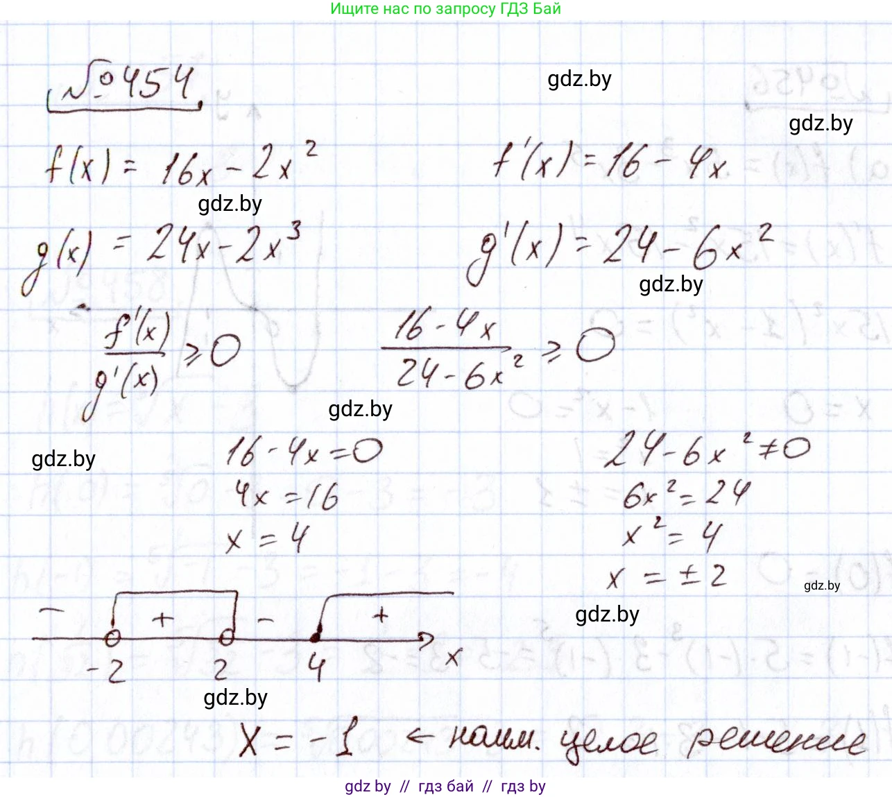 Алгебра, 11 класс Учебник, авторы: Арефьева Ирина Глебовна, Пирютко Ольга Николаевна, издательство Народная асвета, Минск, 2020, бирюзового цвета, страница 227, номер 454, Решение