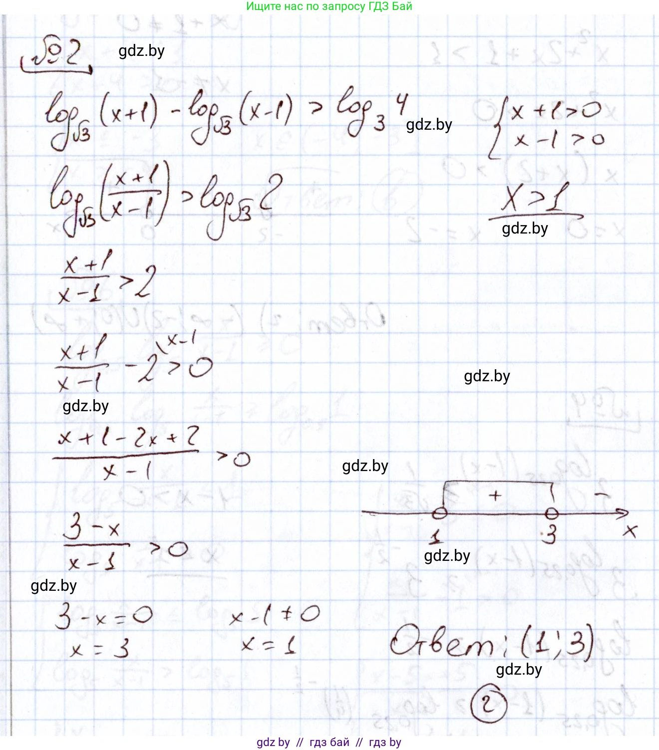 Алгебра, 11 класс Учебник, авторы: Арефьева Ирина Глебовна, Пирютко Ольга Николаевна, издательство Народная асвета, Минск, 2020, бирюзового цвета, страница 258, номер 2, Решение
